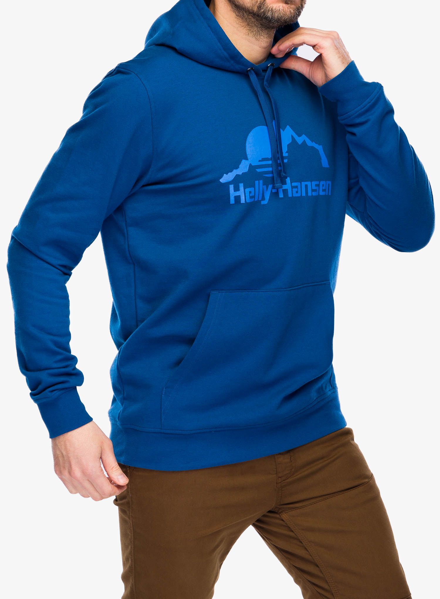 Mikina s kapucí Helly Hansen Nord Graphic Pullover Hoodie - deep fjord/fjord