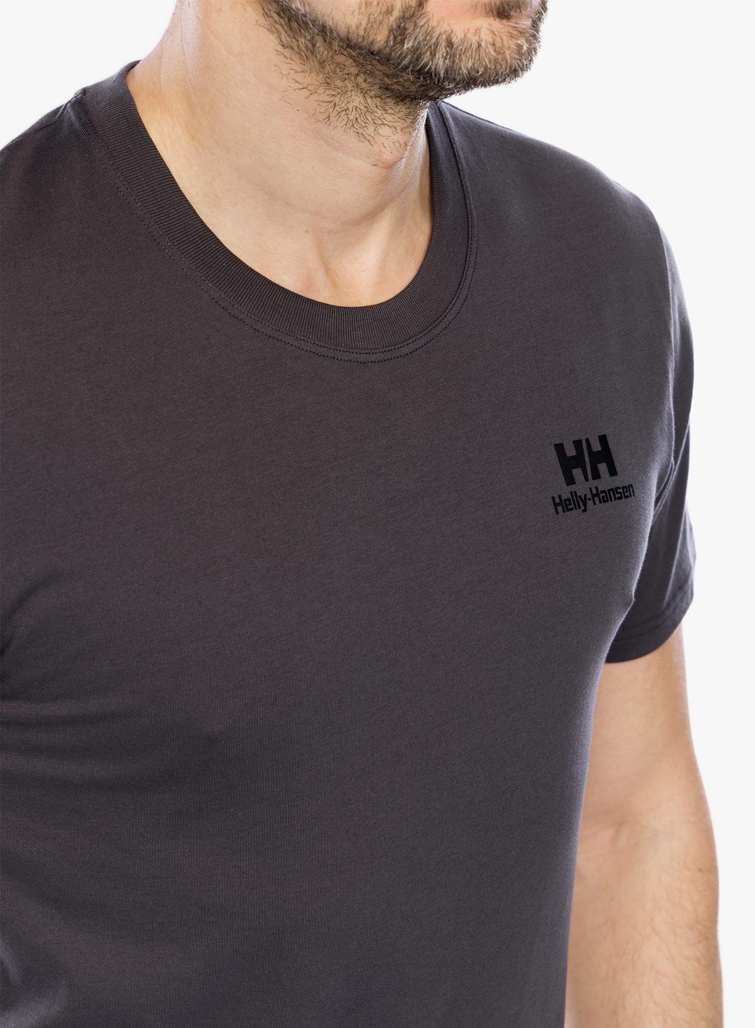 Bavlněné tričko Helly Hansen Nord Graphic T-Shirt - ebony 2.0