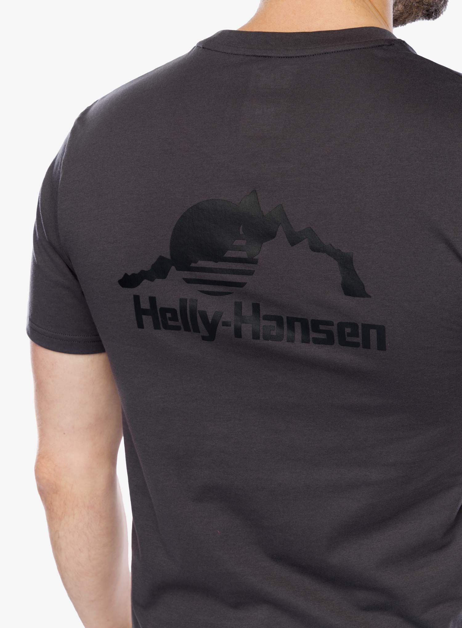 Bavlněné tričko Helly Hansen Nord Graphic T-Shirt - ebony 2.0