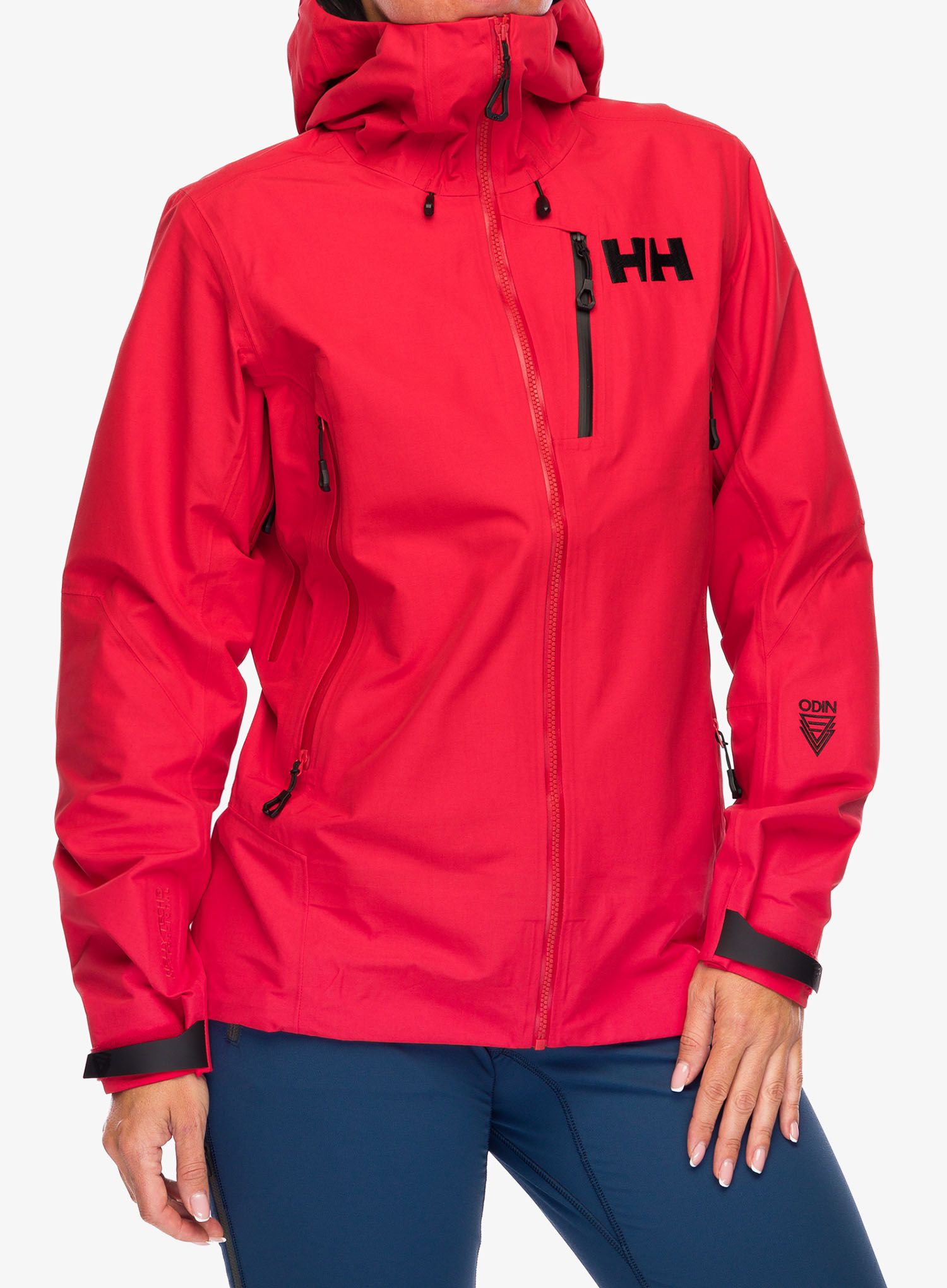 Dámská nepromokavá bunda s membránou Helly Hansen Odin 9 Worlds 3.0 Jacket - alert red