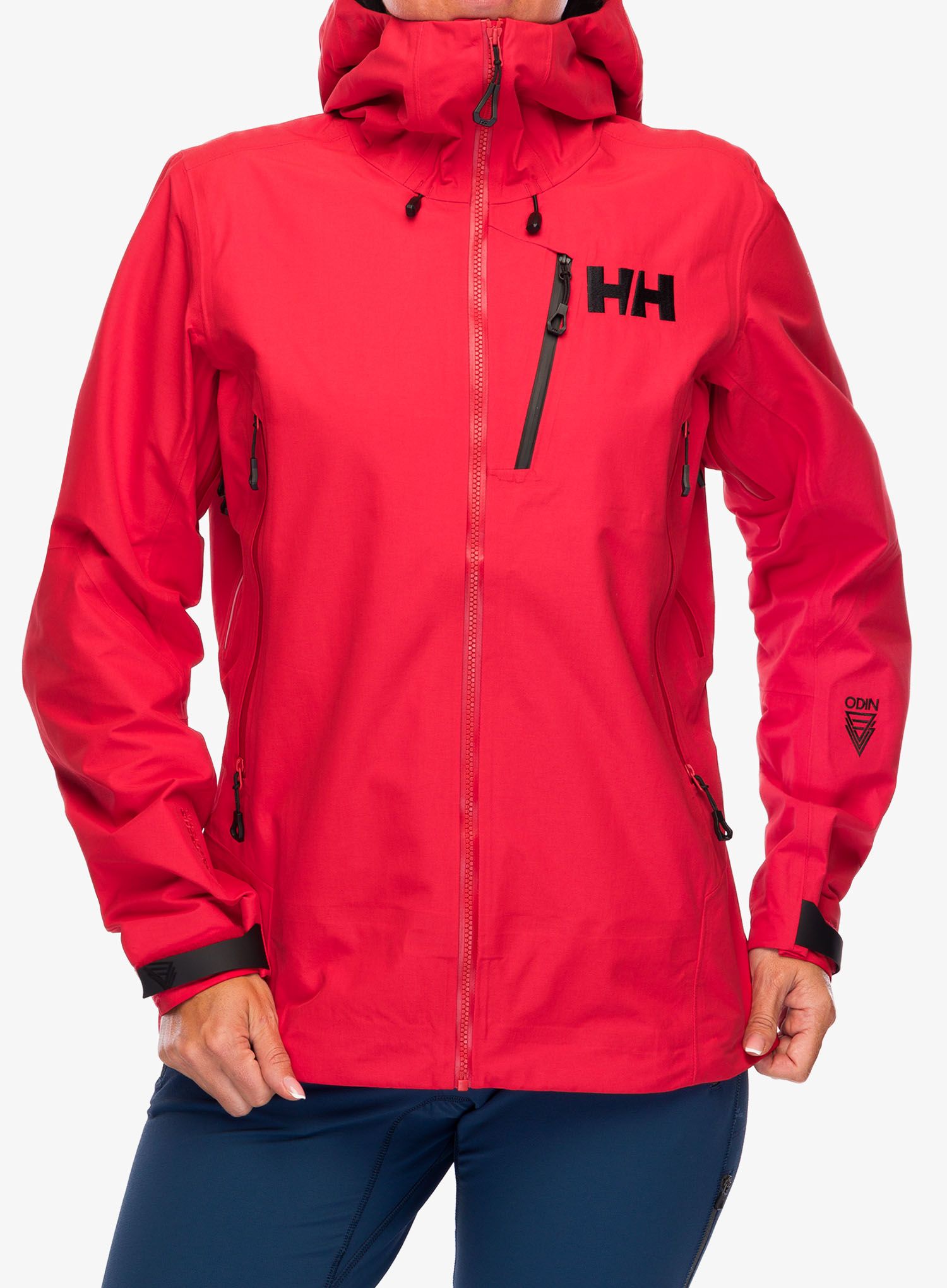 Dámská nepromokavá bunda s membránou Helly Hansen Odin 9 Worlds 3.0 Jacket - alert red
