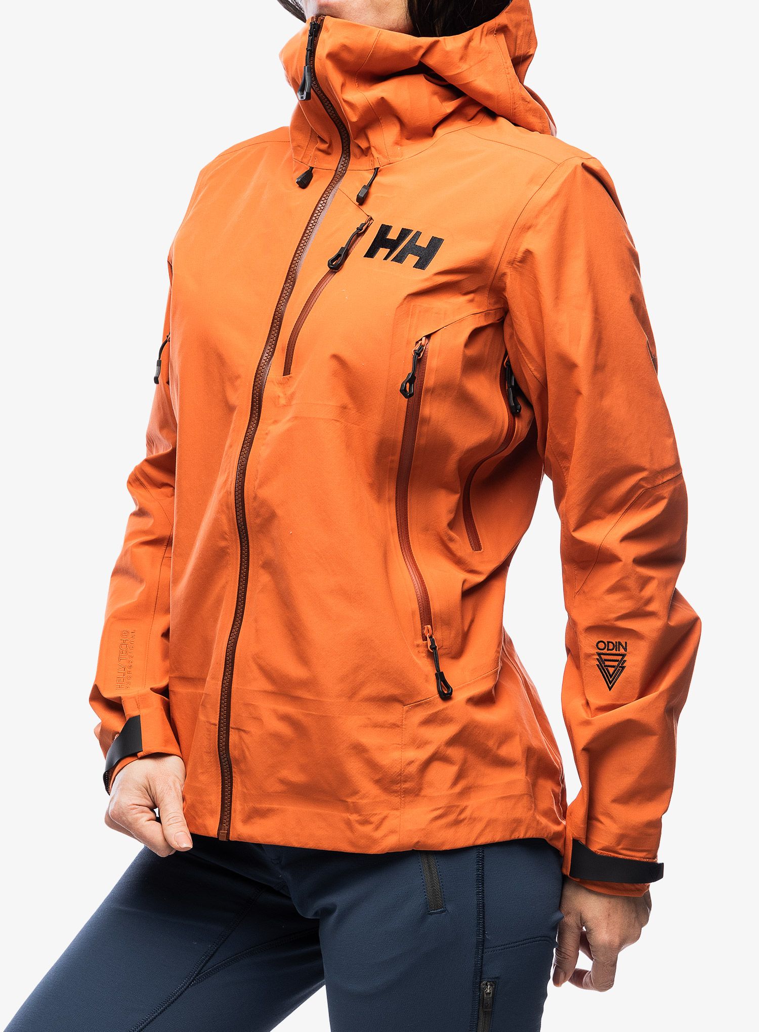 Dámská bunda na hory Helly Hansen Odin 9 Worlds 3.0 Jacket - terracotta