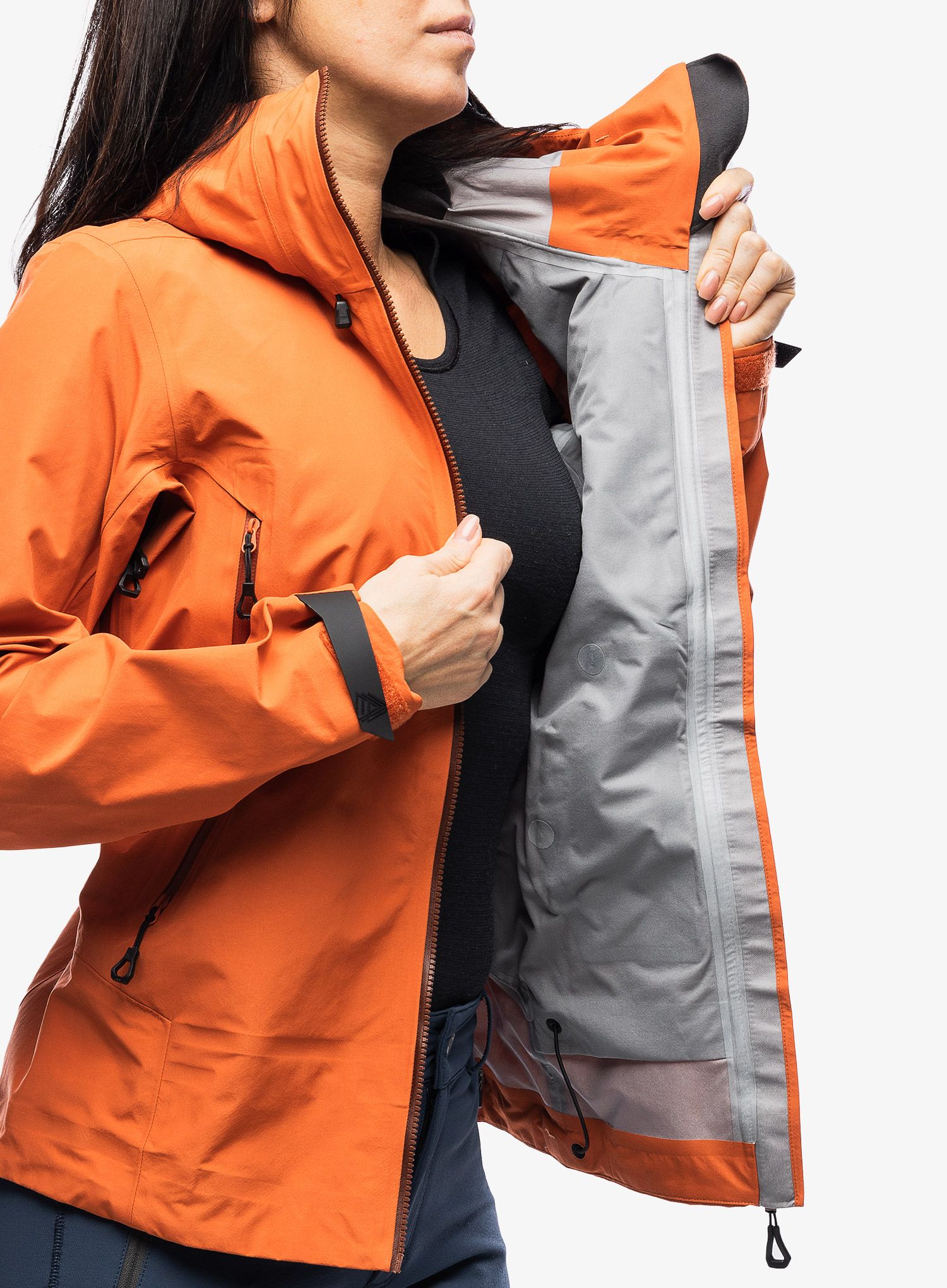 Dámská bunda na hory Helly Hansen Odin 9 Worlds 3.0 Jacket - terracotta