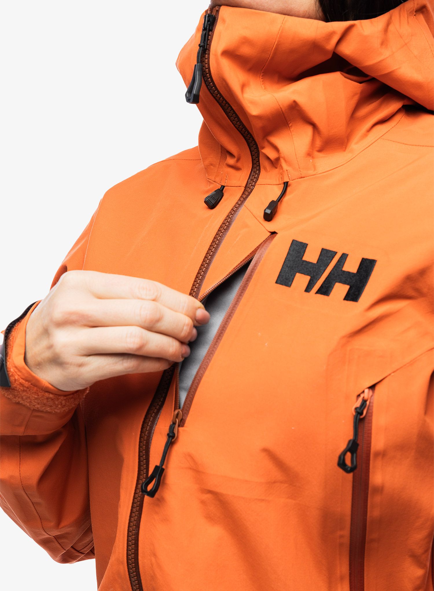 Dámská bunda na hory Helly Hansen Odin 9 Worlds 3.0 Jacket - terracotta