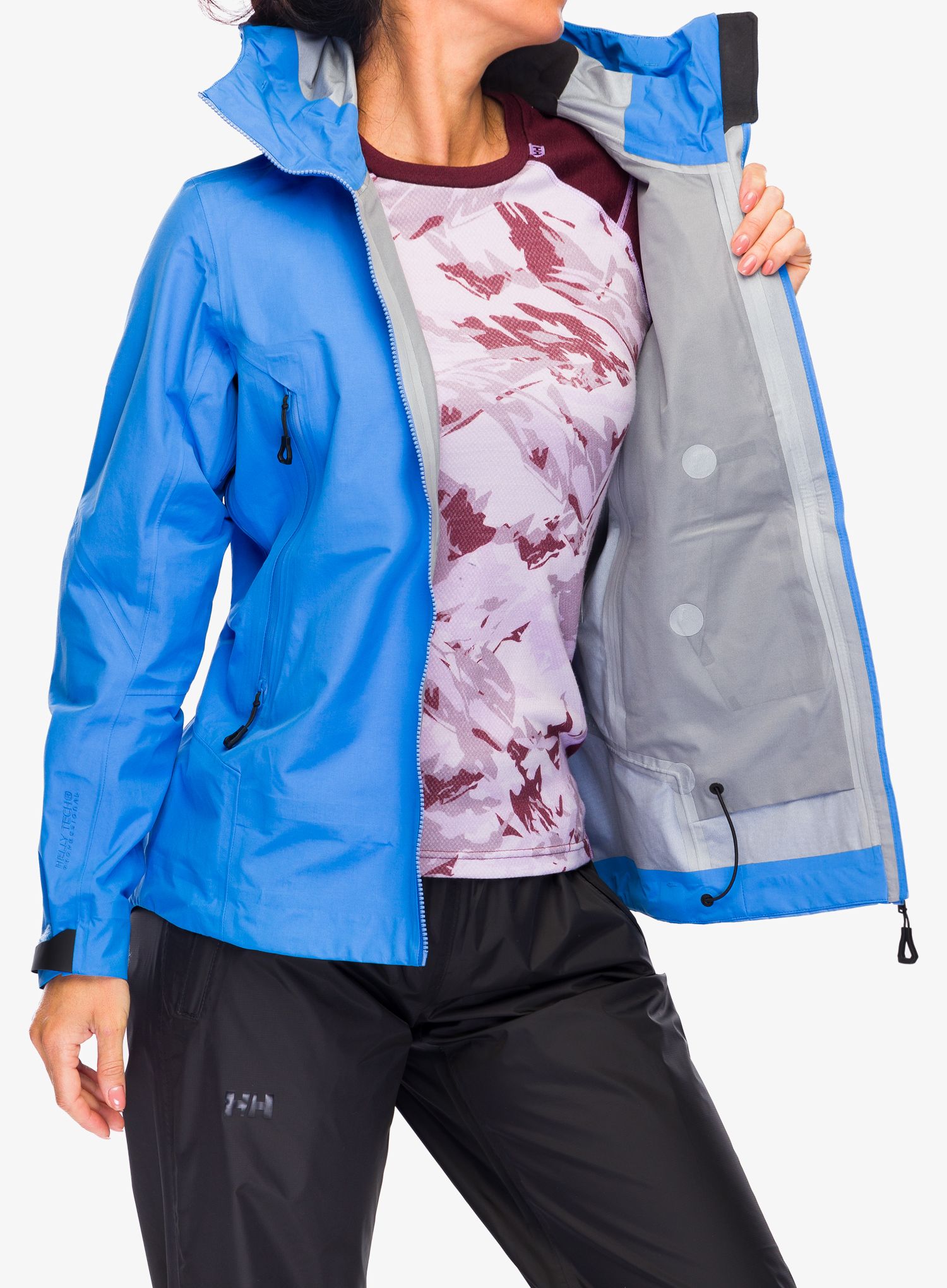 Dámská nepromokavá bunda s membránou Helly Hansen Odin 9 Worlds 3.0 Jacket - ultra blue
