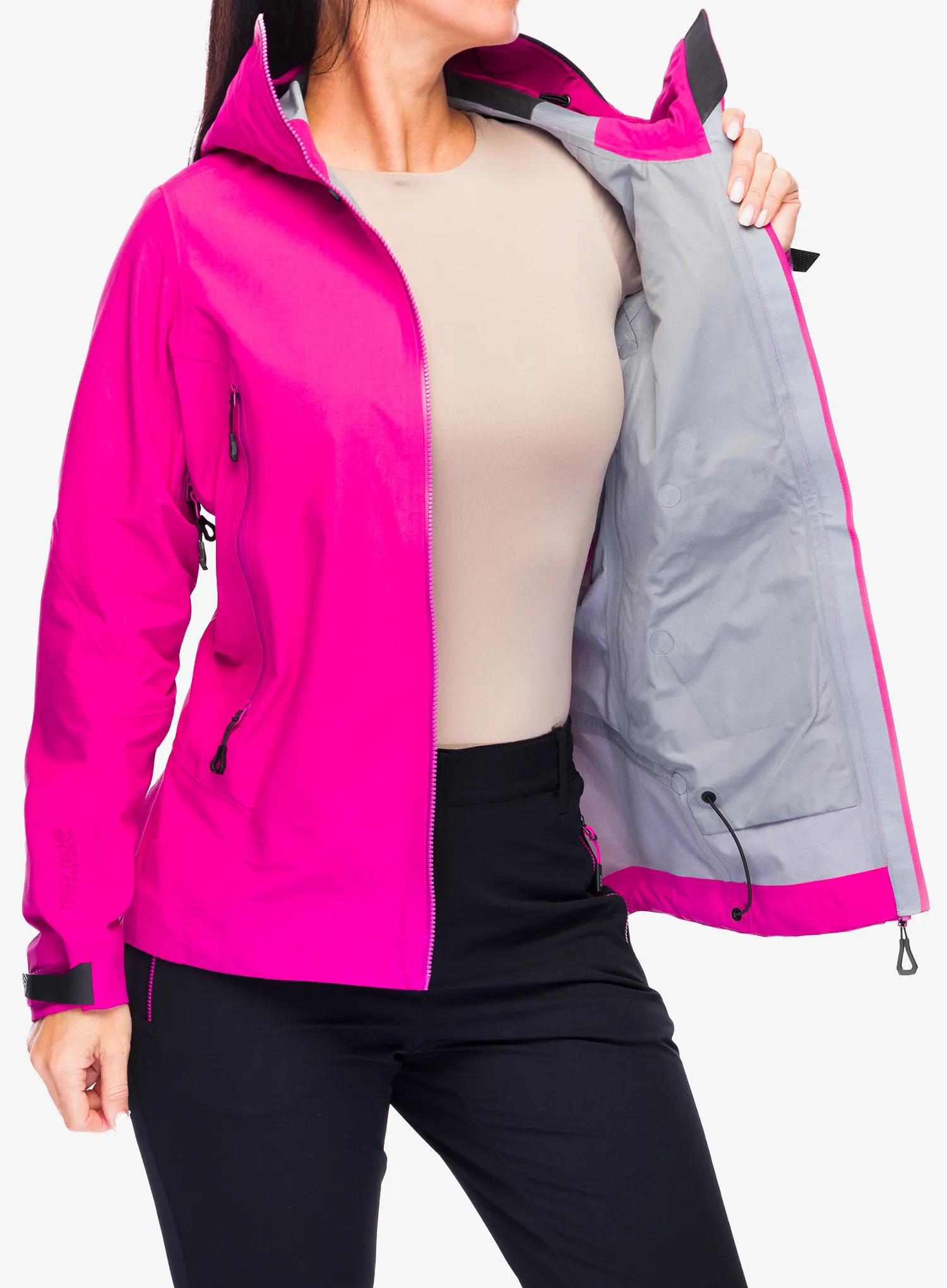 Dámská nepromokavá bunda s membránou Helly Hansen Odin 9 Worlds 3.0 Jacket - magenta 2.0