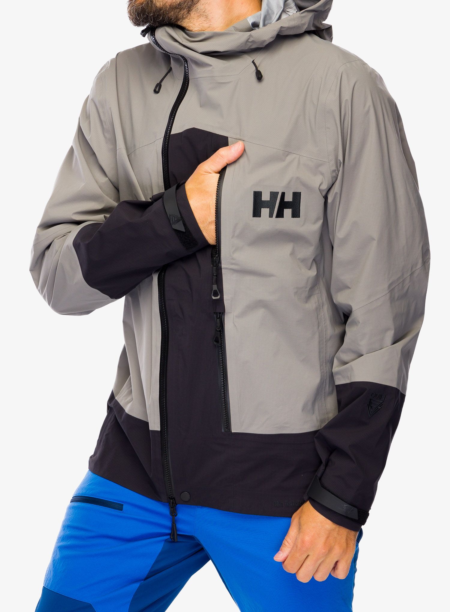 Bunda s membránou Helly Hansen Odin BC Infinity Shell Jacket - concrete