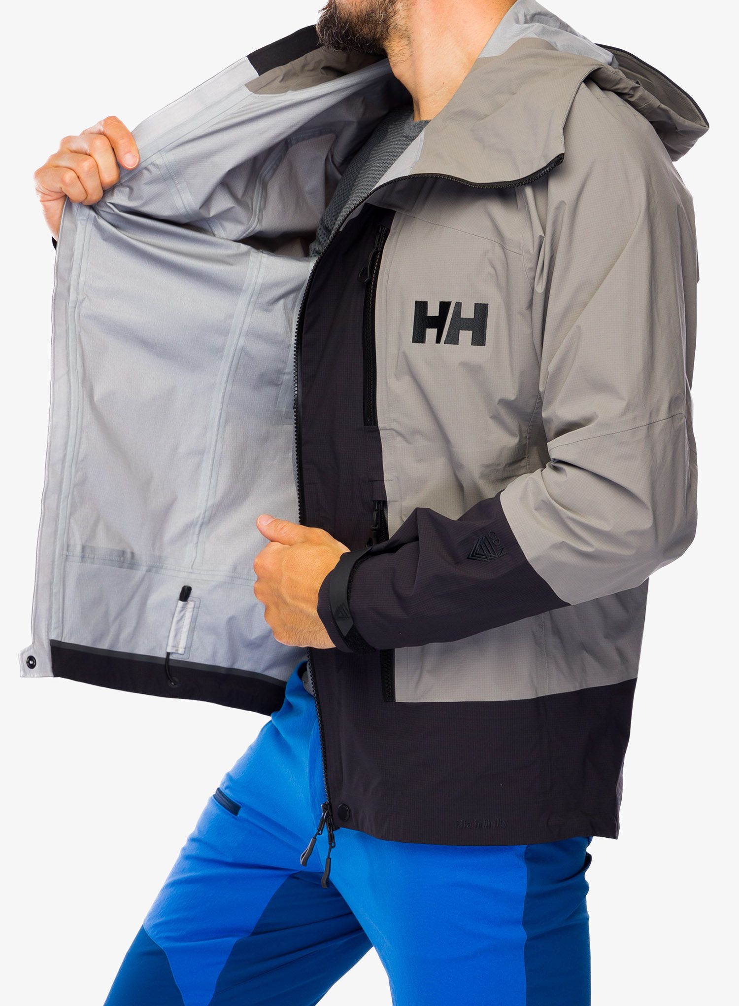 Bunda s membránou Helly Hansen Odin BC Infinity Shell Jacket - concrete