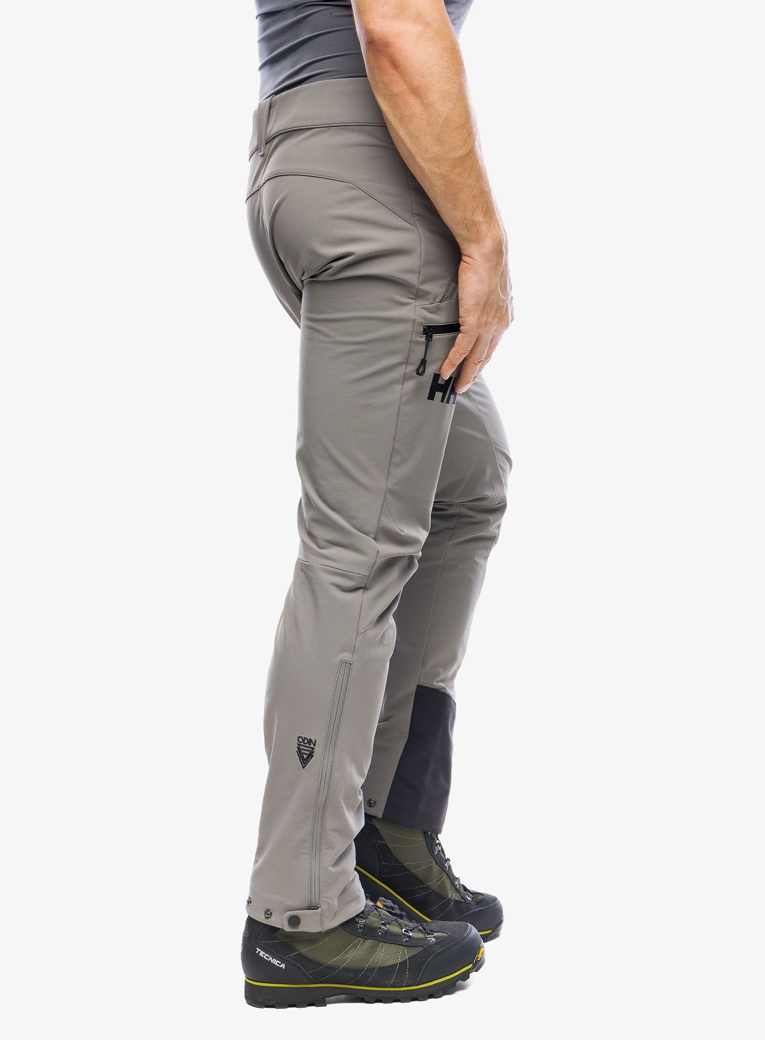 Trekové kalhoty pánské Helly Hansen Odin Huggin 2.0 Pant - concrete