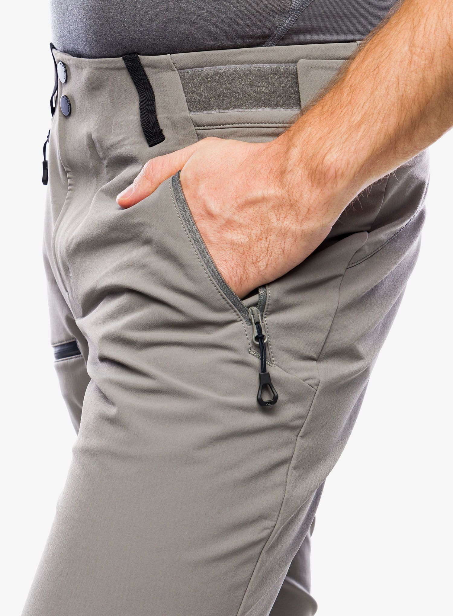 Trekové kalhoty pánské Helly Hansen Odin Huggin 2.0 Pant - concrete
