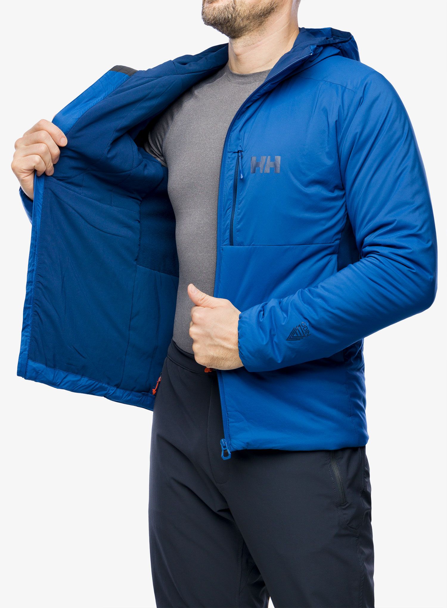 Zateplená bunda Helly Hansen Odin Stretch Hooded Insulator - deep fjord