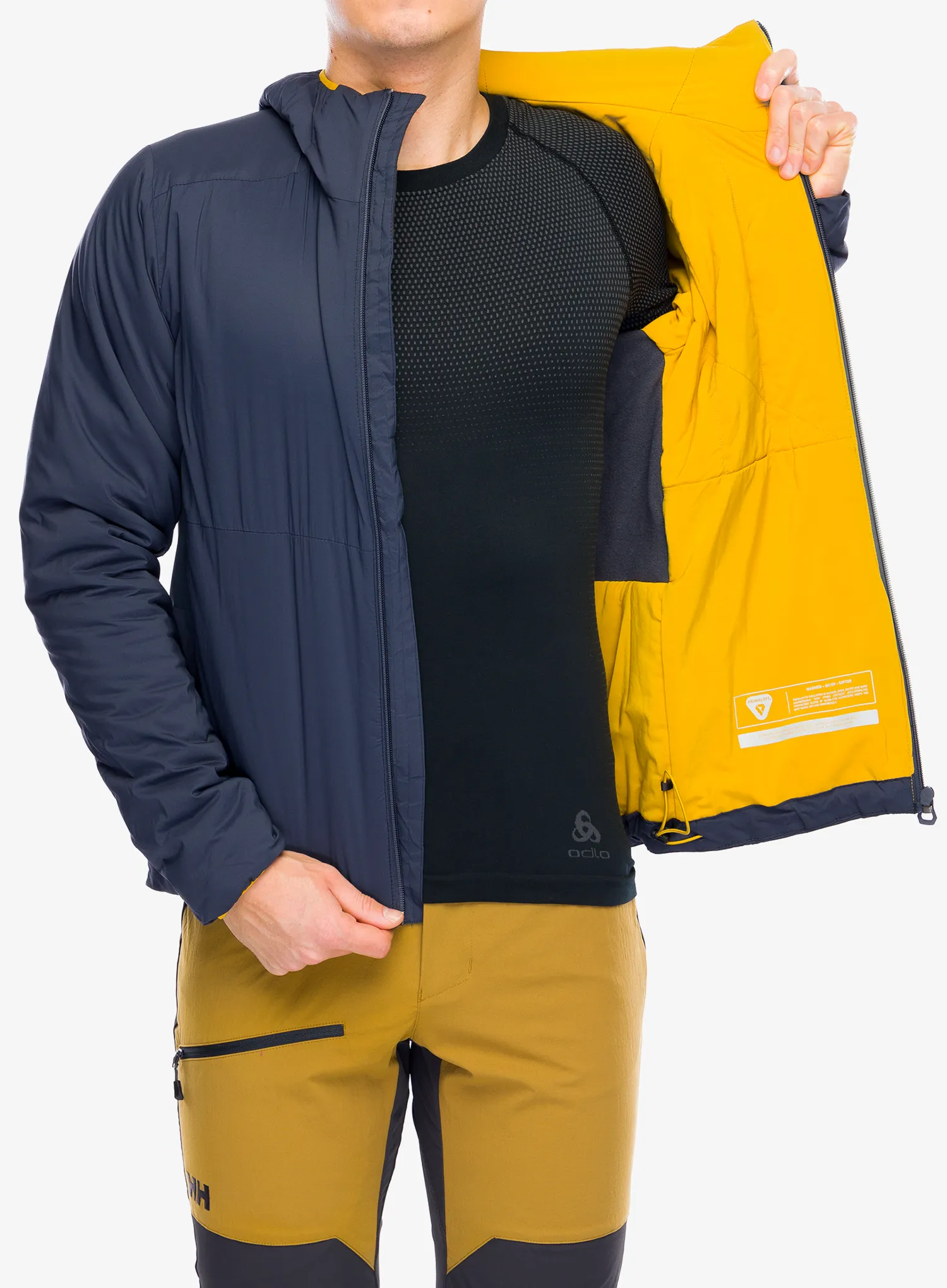 Bunda izolovaná Helly Hansen Odin Stretch Hooded Insulator - slate