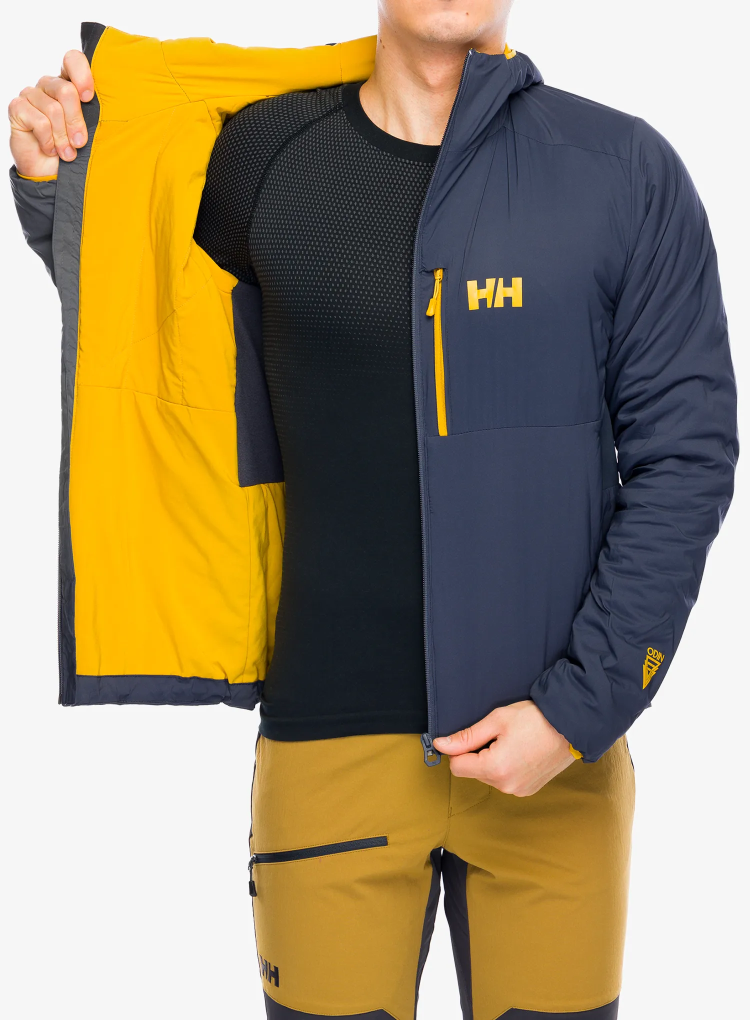 Bunda izolovaná Helly Hansen Odin Stretch Hooded Insulator - slate