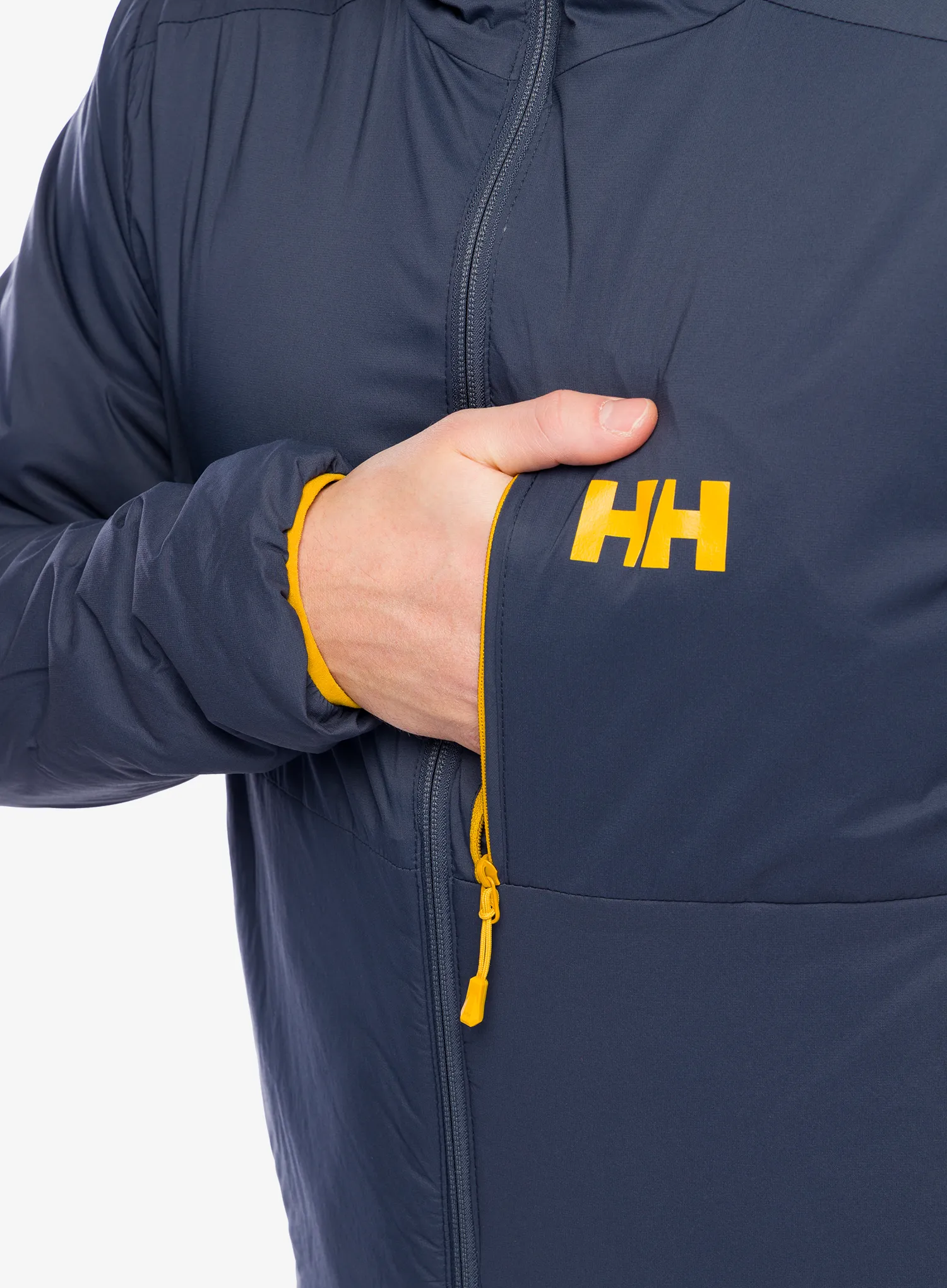 Bunda izolovaná Helly Hansen Odin Stretch Hooded Insulator - slate