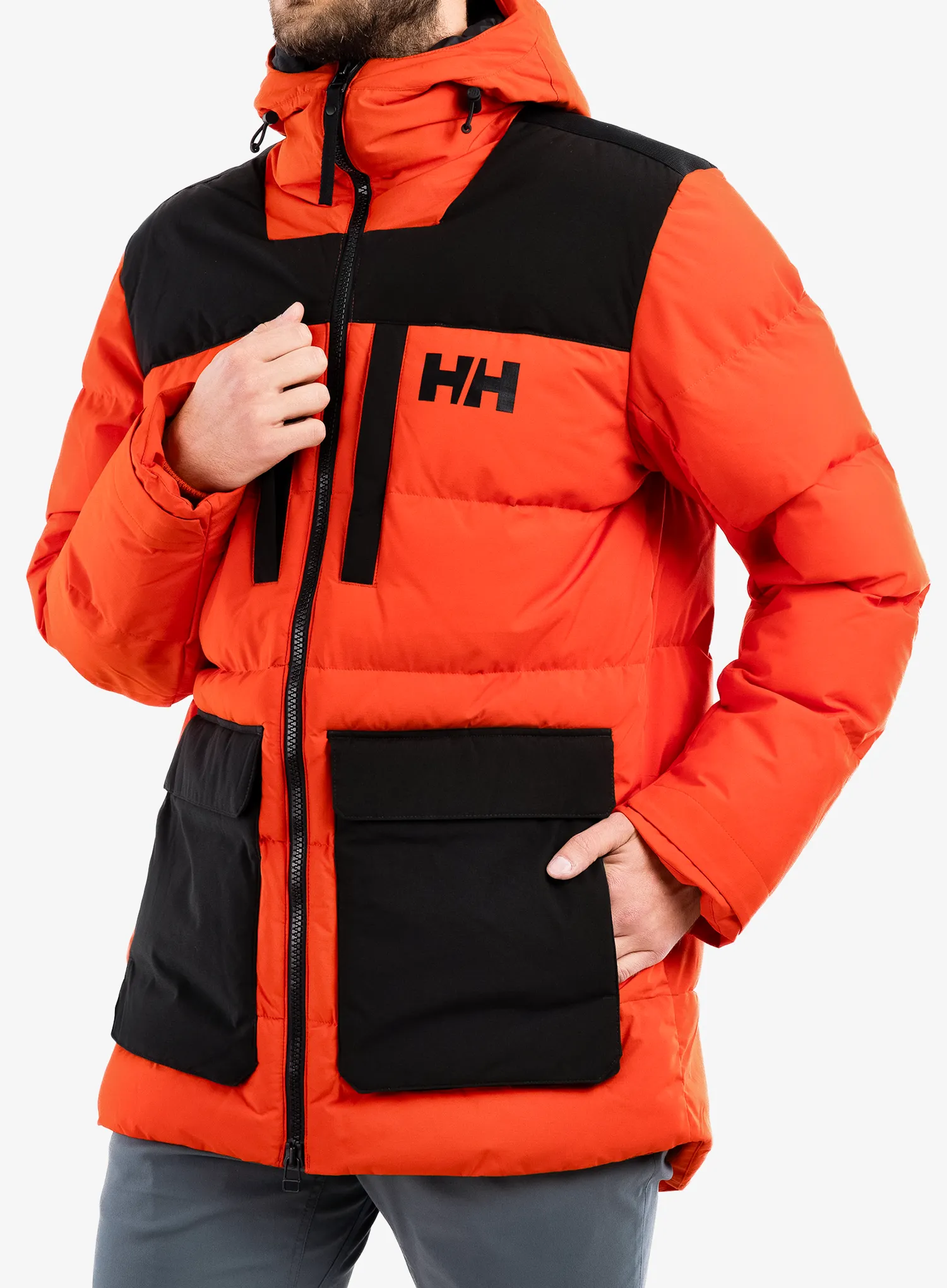 Izolovaná bunda Helly Hansen Patrol Puffy Jacket - patrol orange