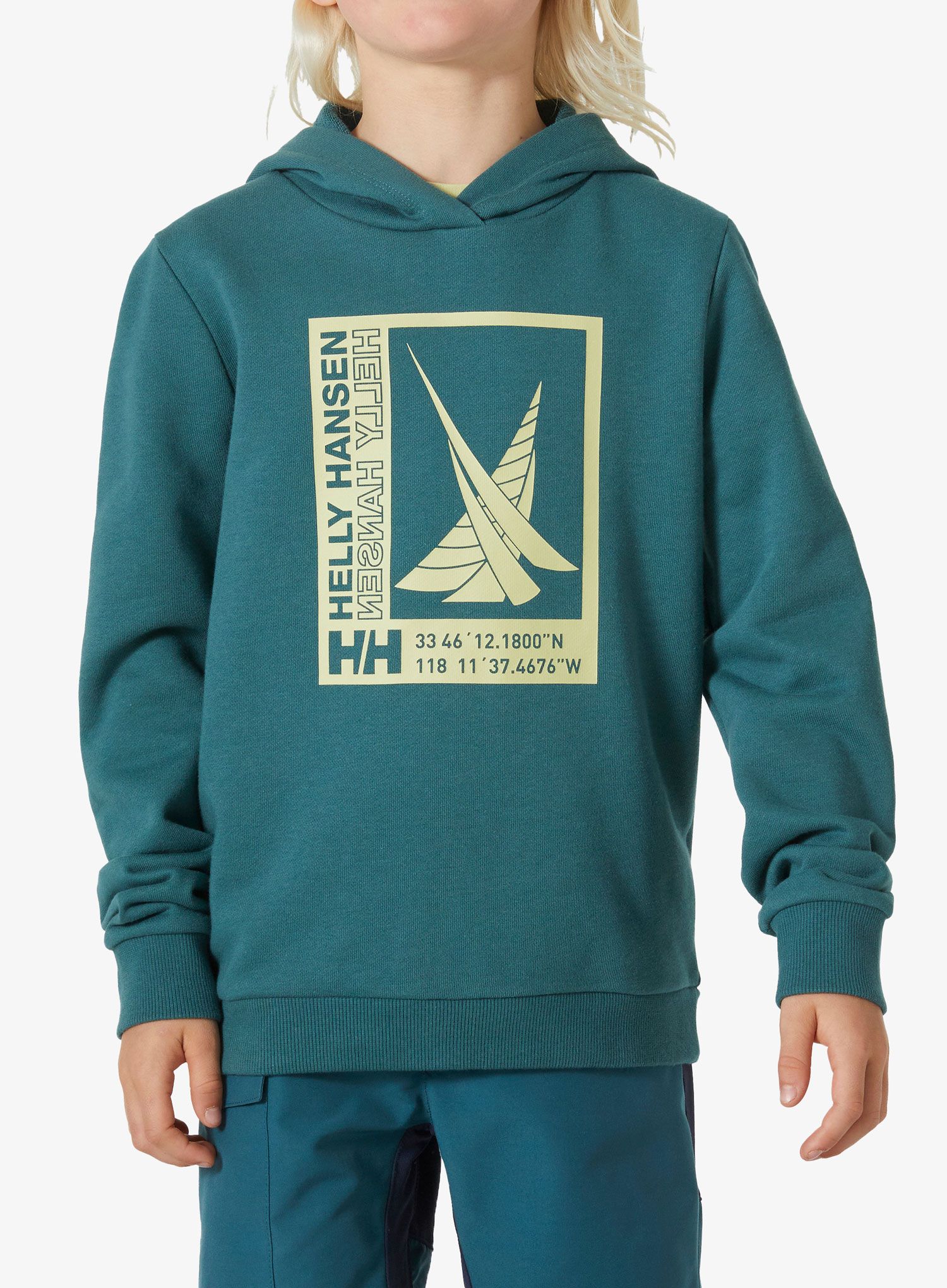 Dětská mikina Helly Hansen Port Hoodie - dark creek