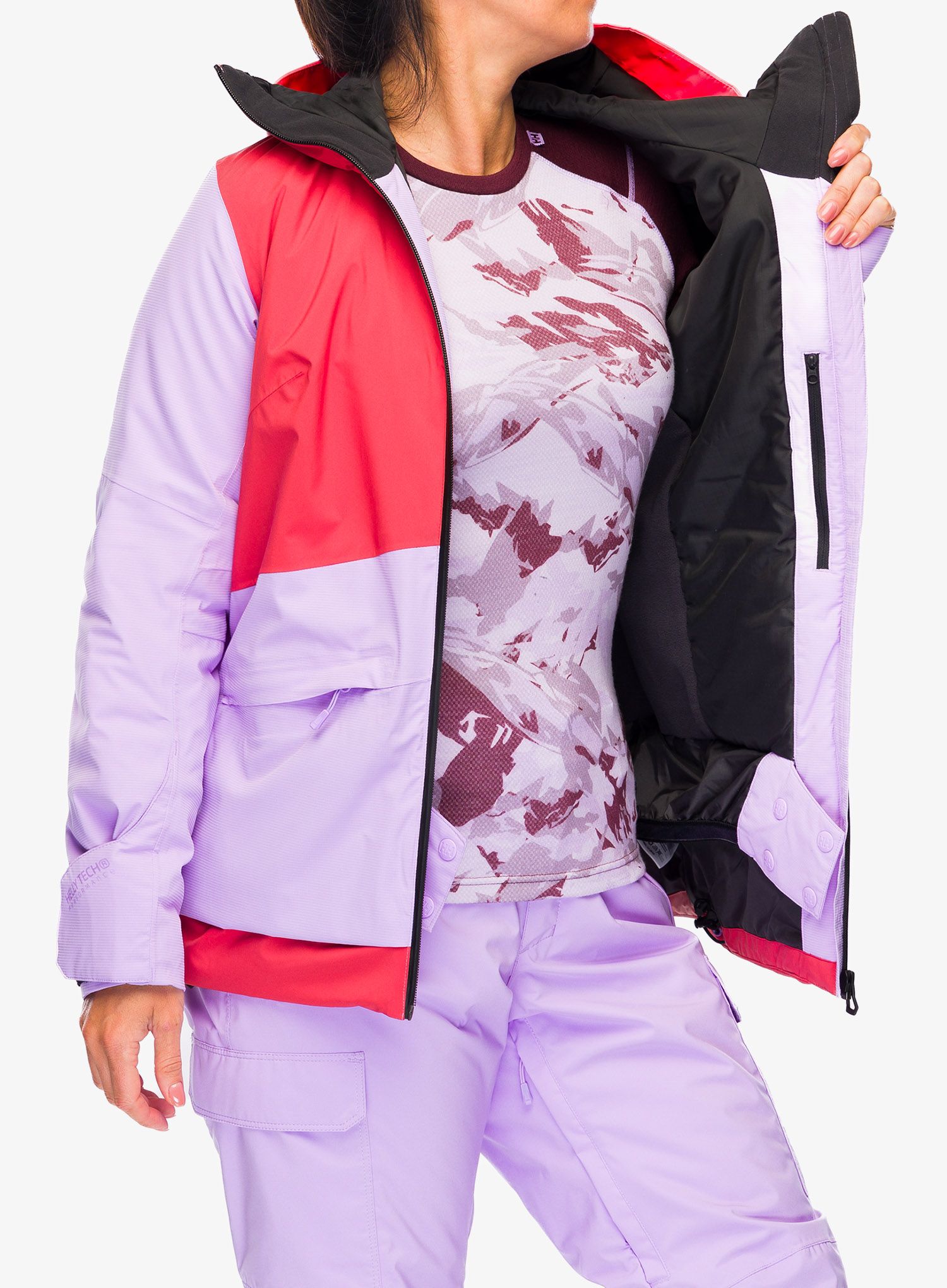 Dámská lyžařská bunda Helly Hansen Powchaser 2.0 Jacket - heather