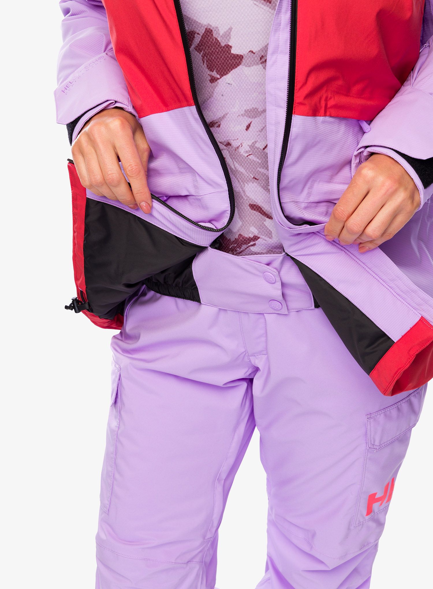 Dámská lyžařská bunda Helly Hansen Powchaser 2.0 Jacket - heather