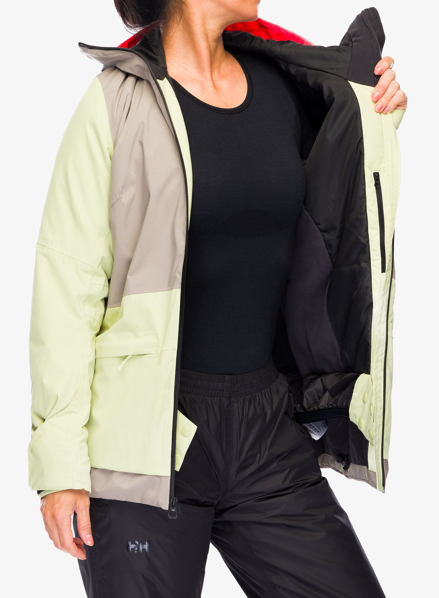 Dámská lyžařská bunda Helly Hansen Powchaser 2.0 Jacket - iced matcha