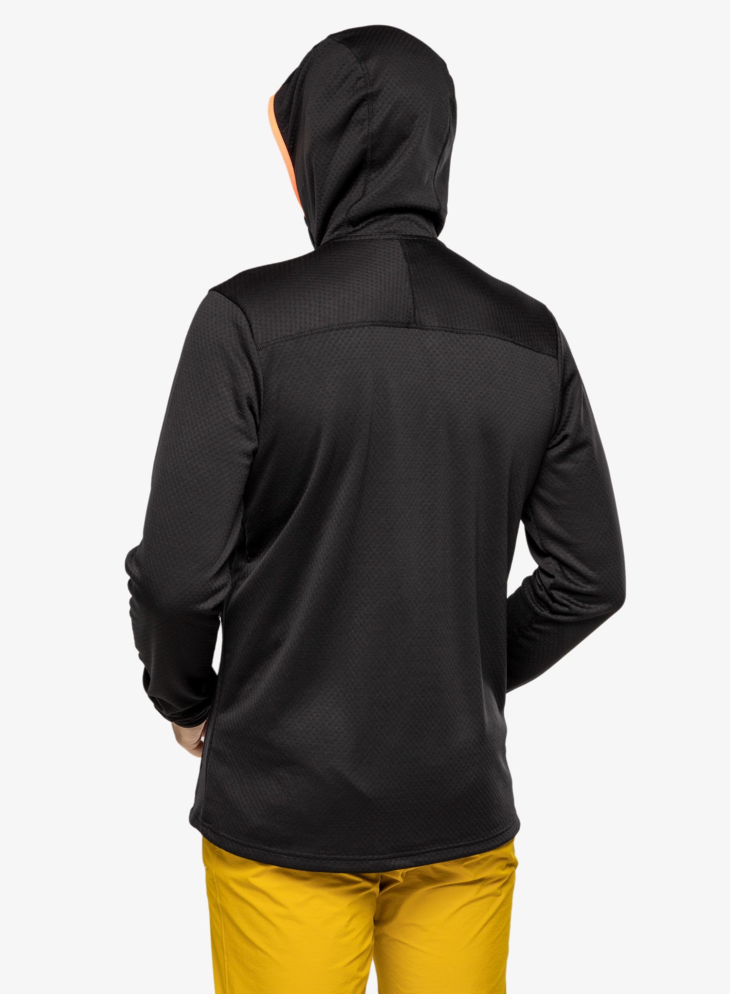 Mikina s zipem 1/2 Helly Hansen Powdreamer Midlayer - black
