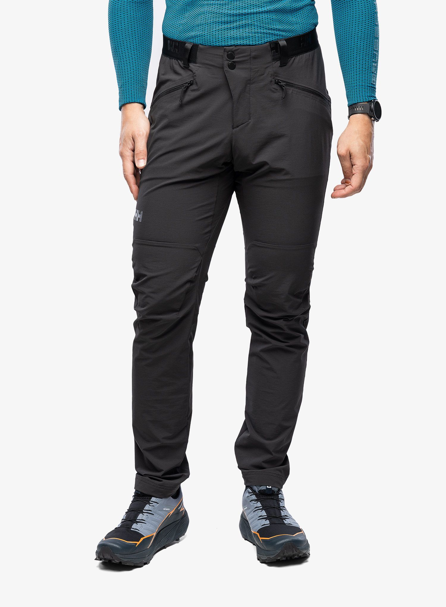 Kalhoty Helly Hansen Rask Light Softshell Pant - black