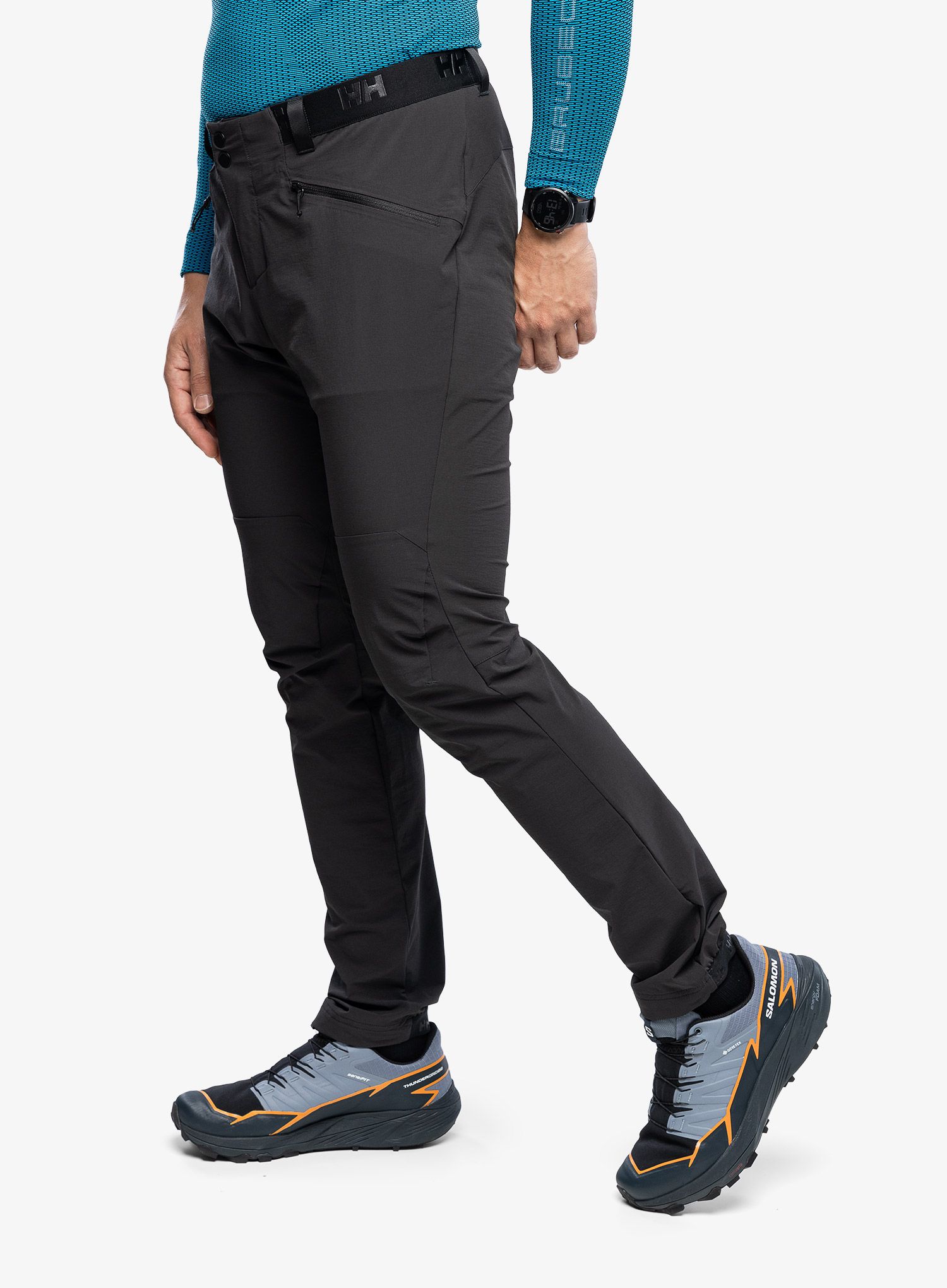 Kalhoty Helly Hansen Rask Light Softshell Pant - black