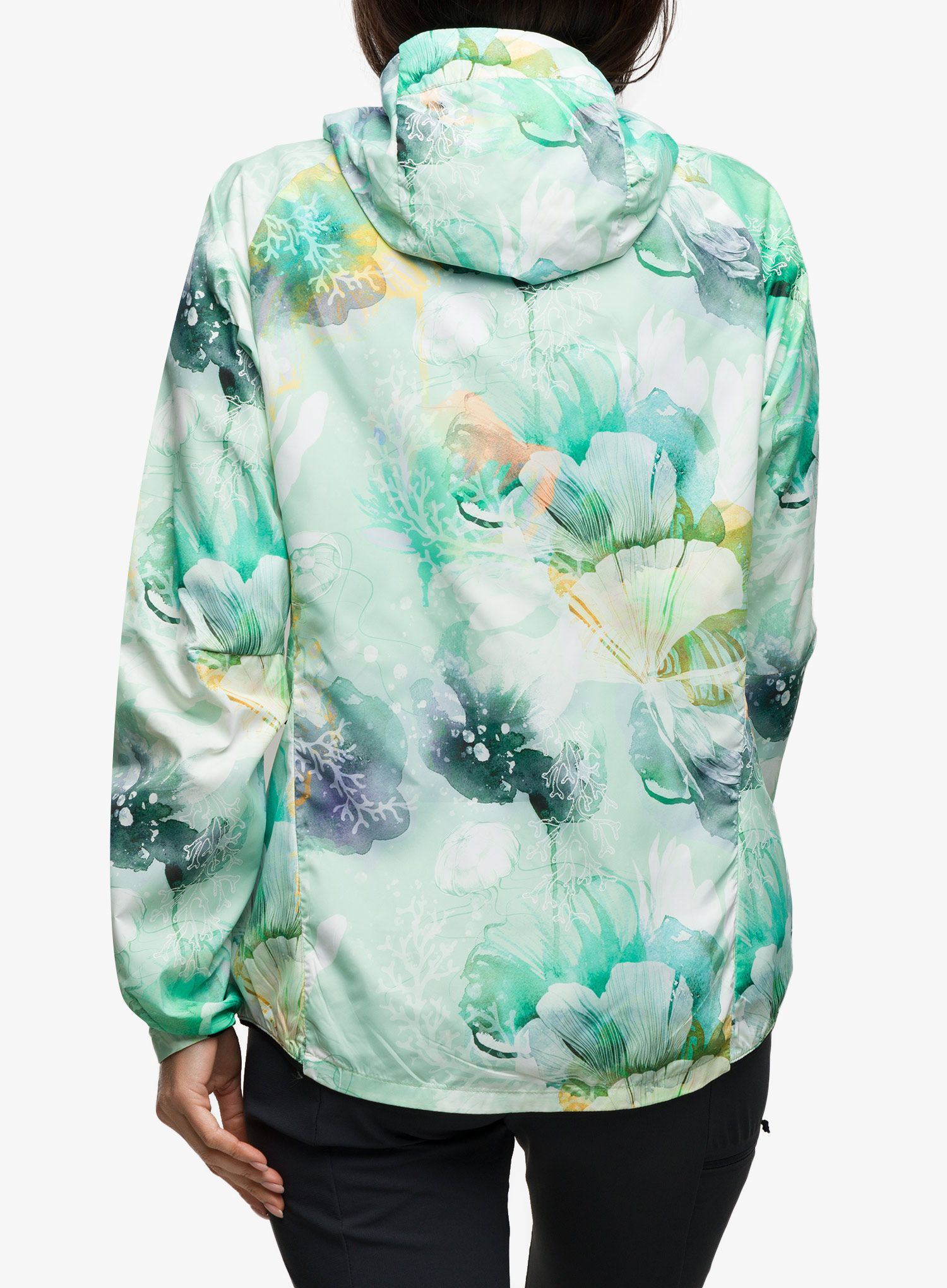 Větrovka dámská Helly Hansen Roam Print Wind Jacket - jade esra