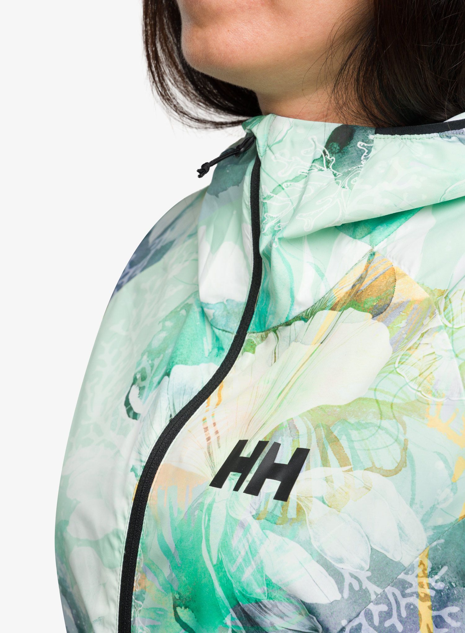 Větrovka dámská Helly Hansen Roam Print Wind Jacket - jade esra