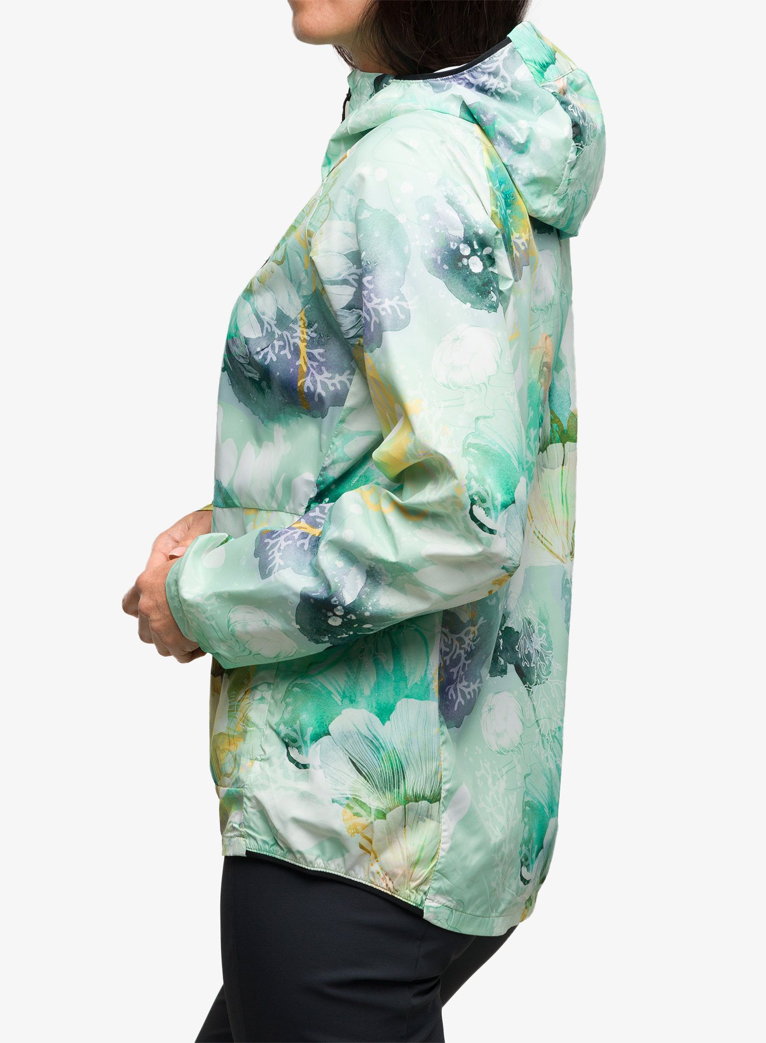 Větrovka dámská Helly Hansen Roam Print Wind Jacket - jade esra