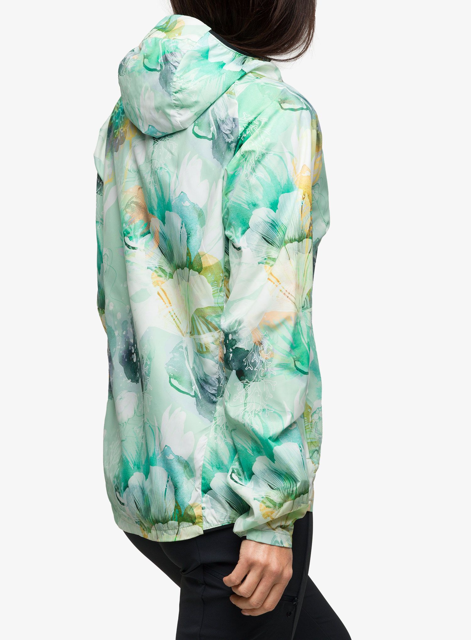 Větrovka dámská Helly Hansen Roam Print Wind Jacket - jade esra