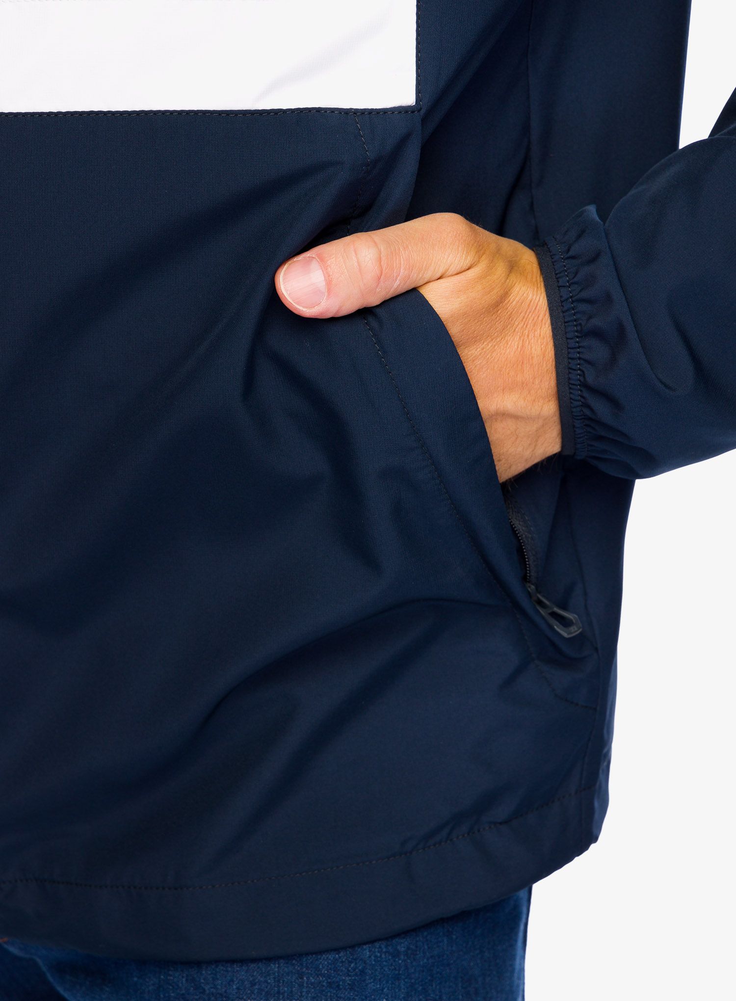 Bunda Helly Hansen Salt Striped Windbreaker Jacket - navy