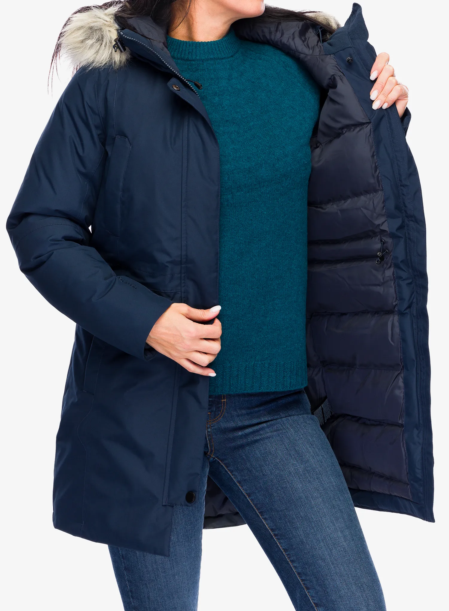 Dámský kabát Helly Hansen Senja Parka - navy