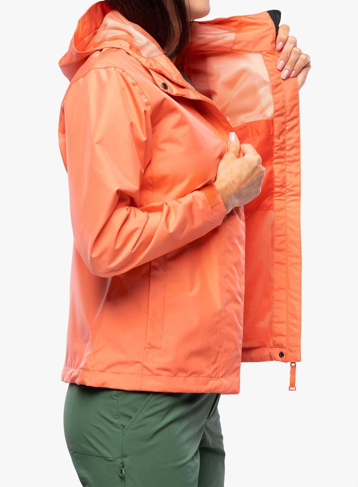 Dámská bunda do deště Helly Hansen Seven J Jacket - peach echo
