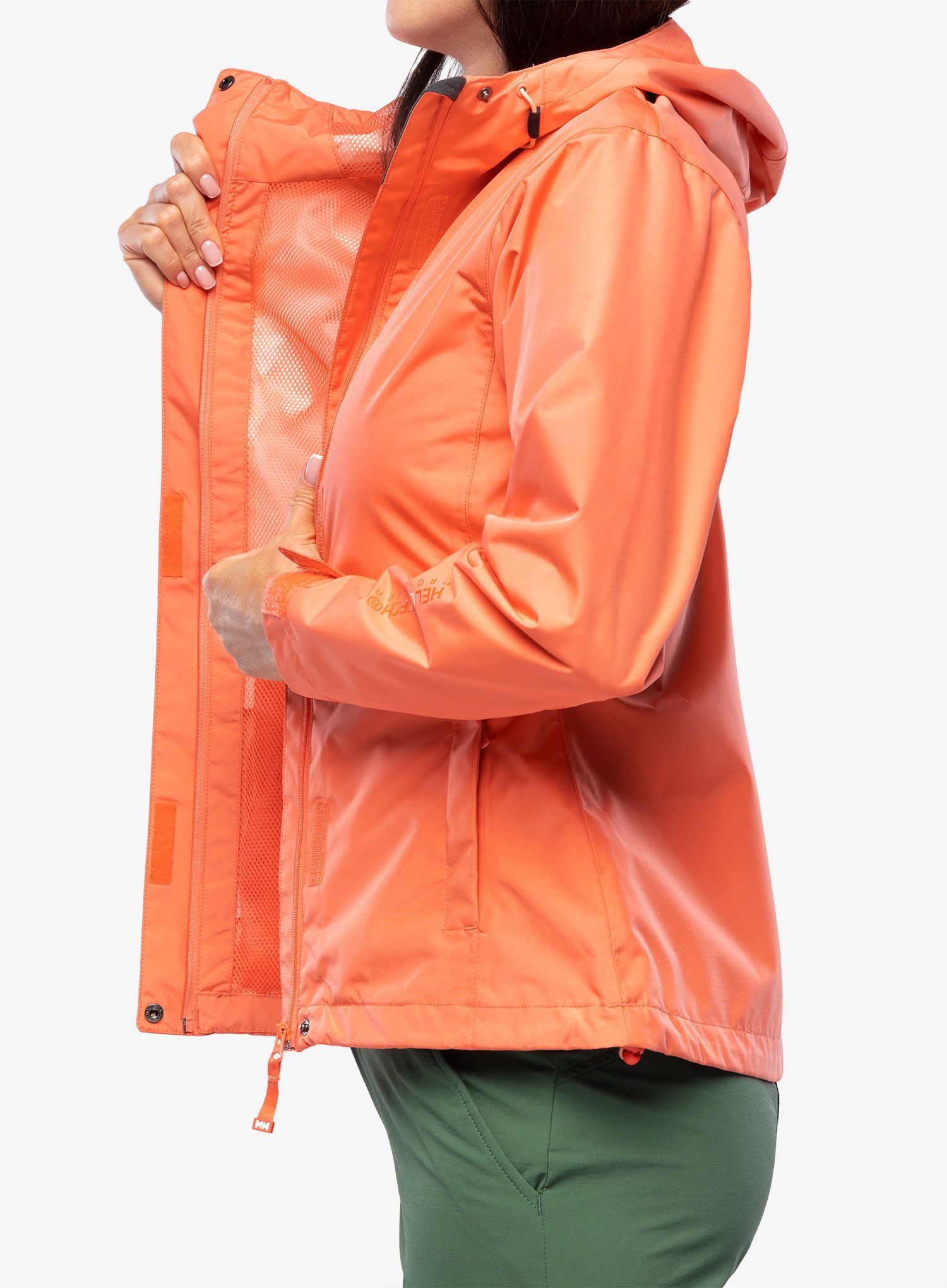Dámská bunda do deště Helly Hansen Seven J Jacket - peach echo