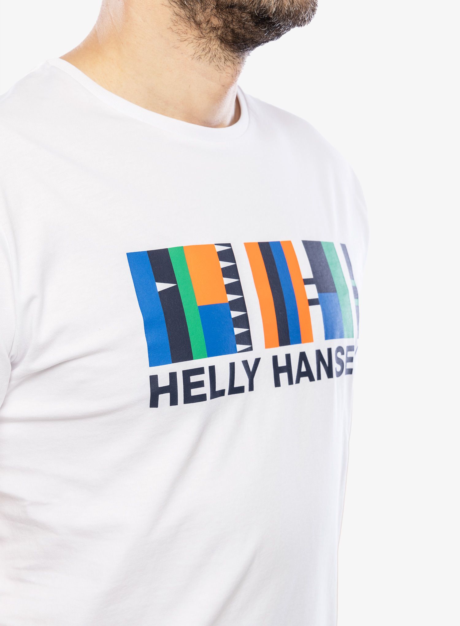 Bavlněné tričko Helly Hansen Shoreline T-Shirt 2.0 - white/white