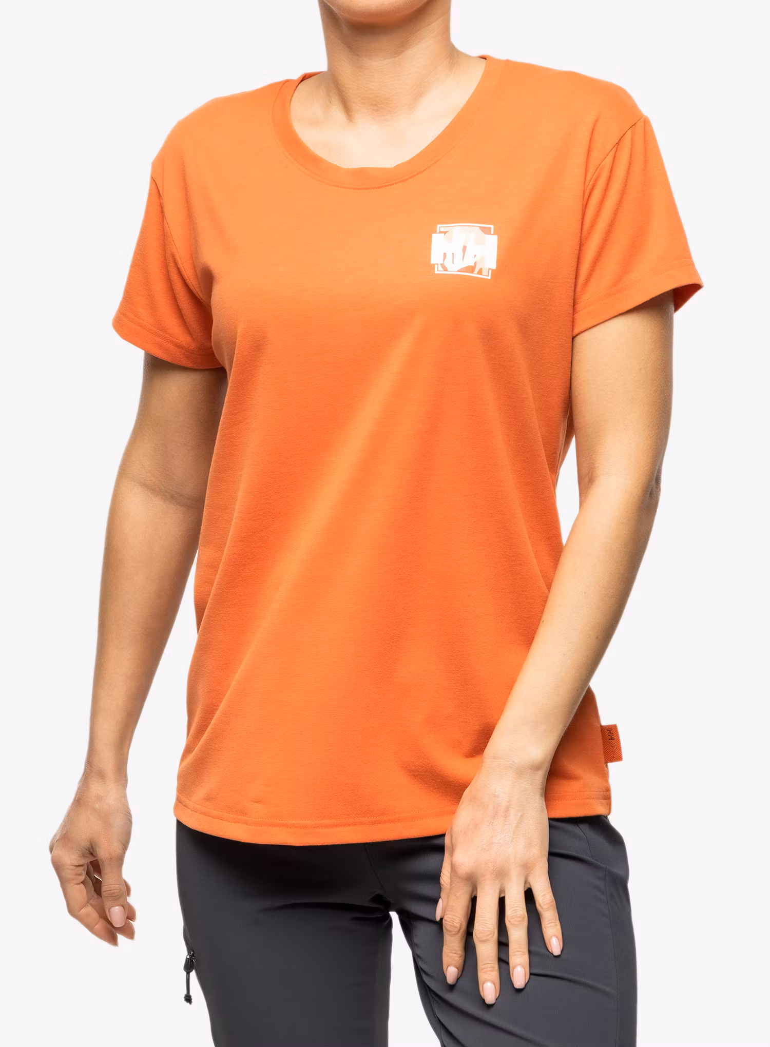 Dámské tričko Helly Hansen Skog Recycled Graph - terracotta