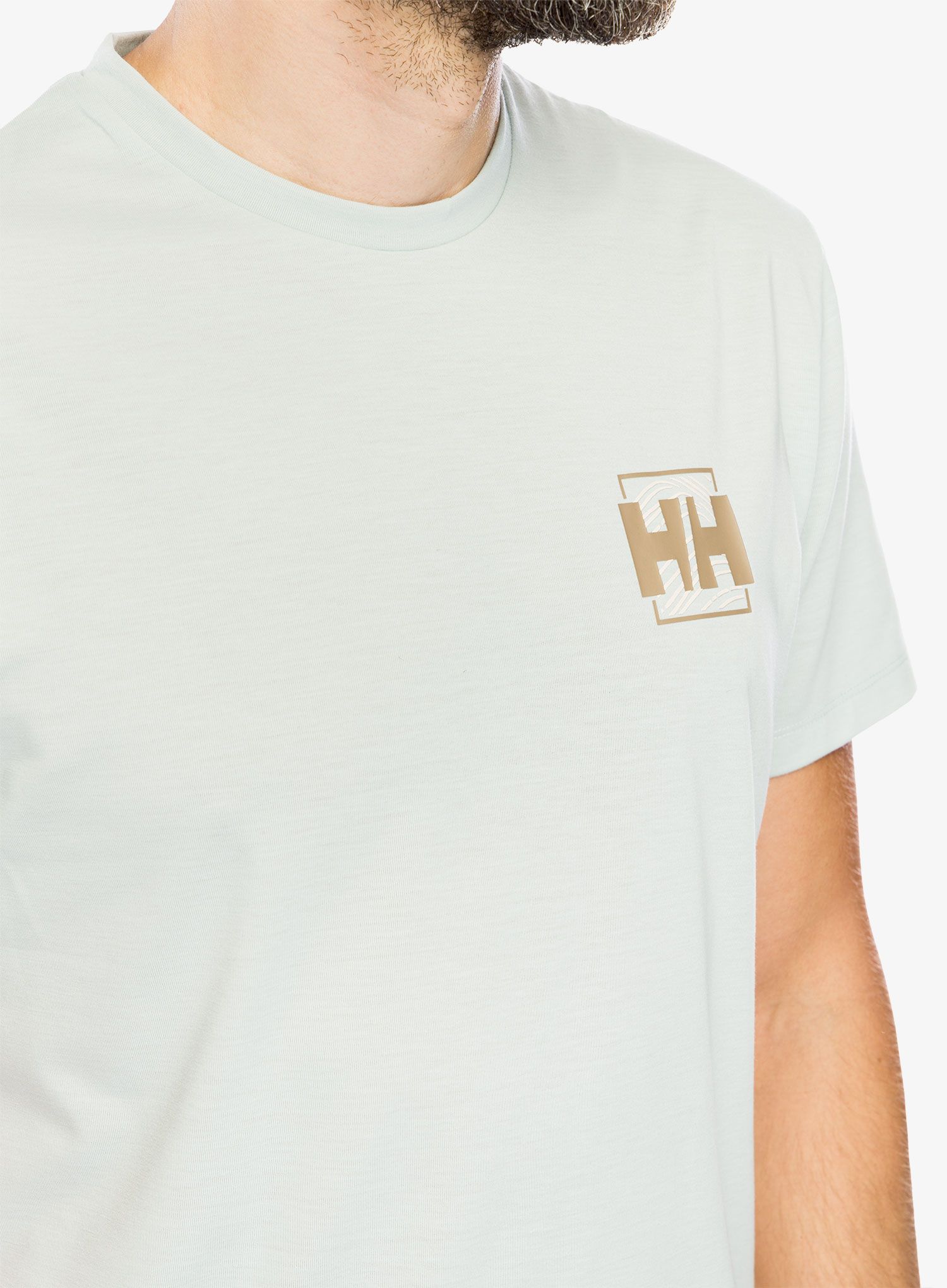 Rychleschnoucí triko Helly Hansen Skog Recycled Graphic T-Shirt - green mist