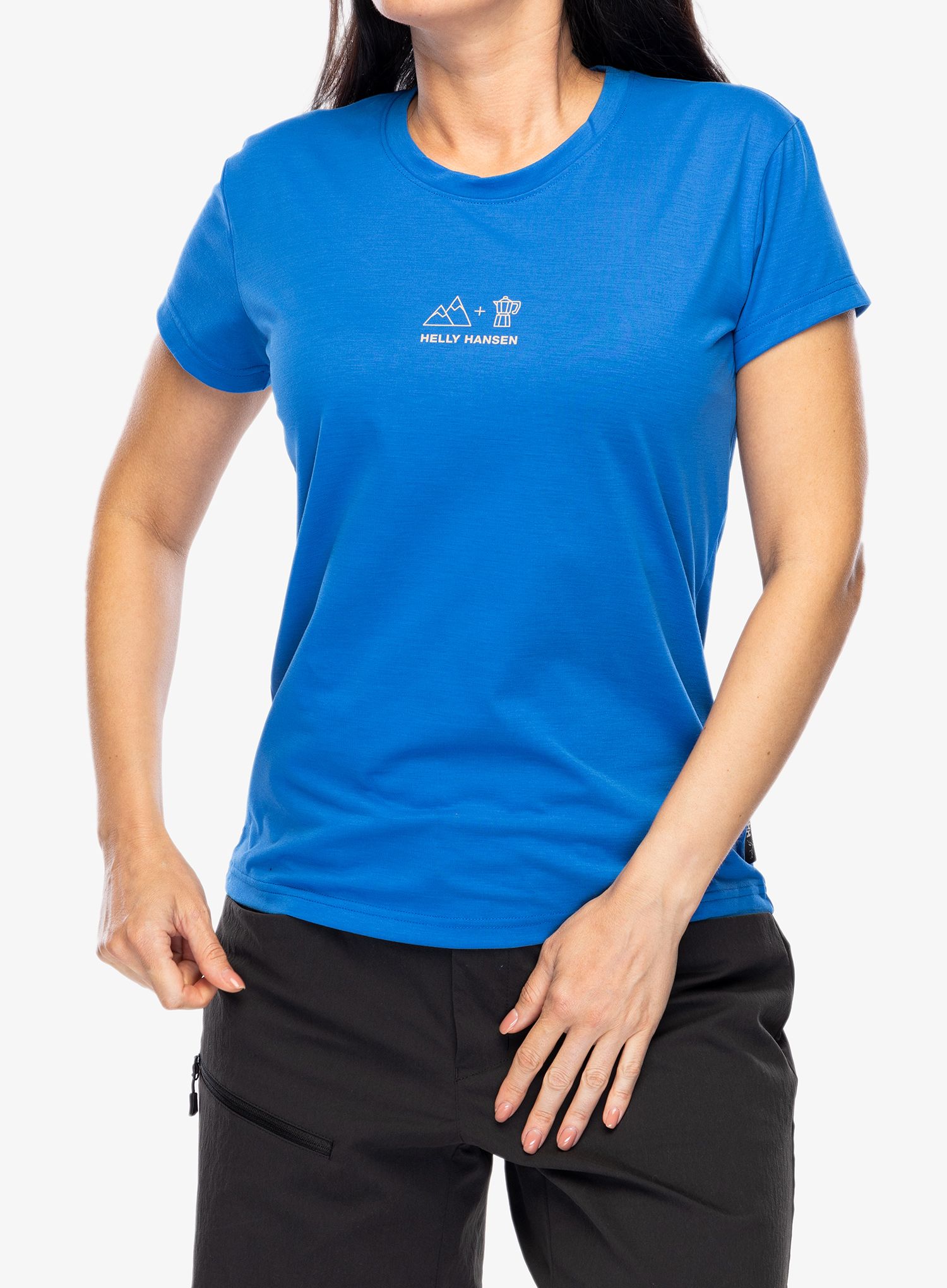 Dámské rychleschnoucí triko Helly Hansen Skog Recycled Graphic Tee - cobalt 2.0