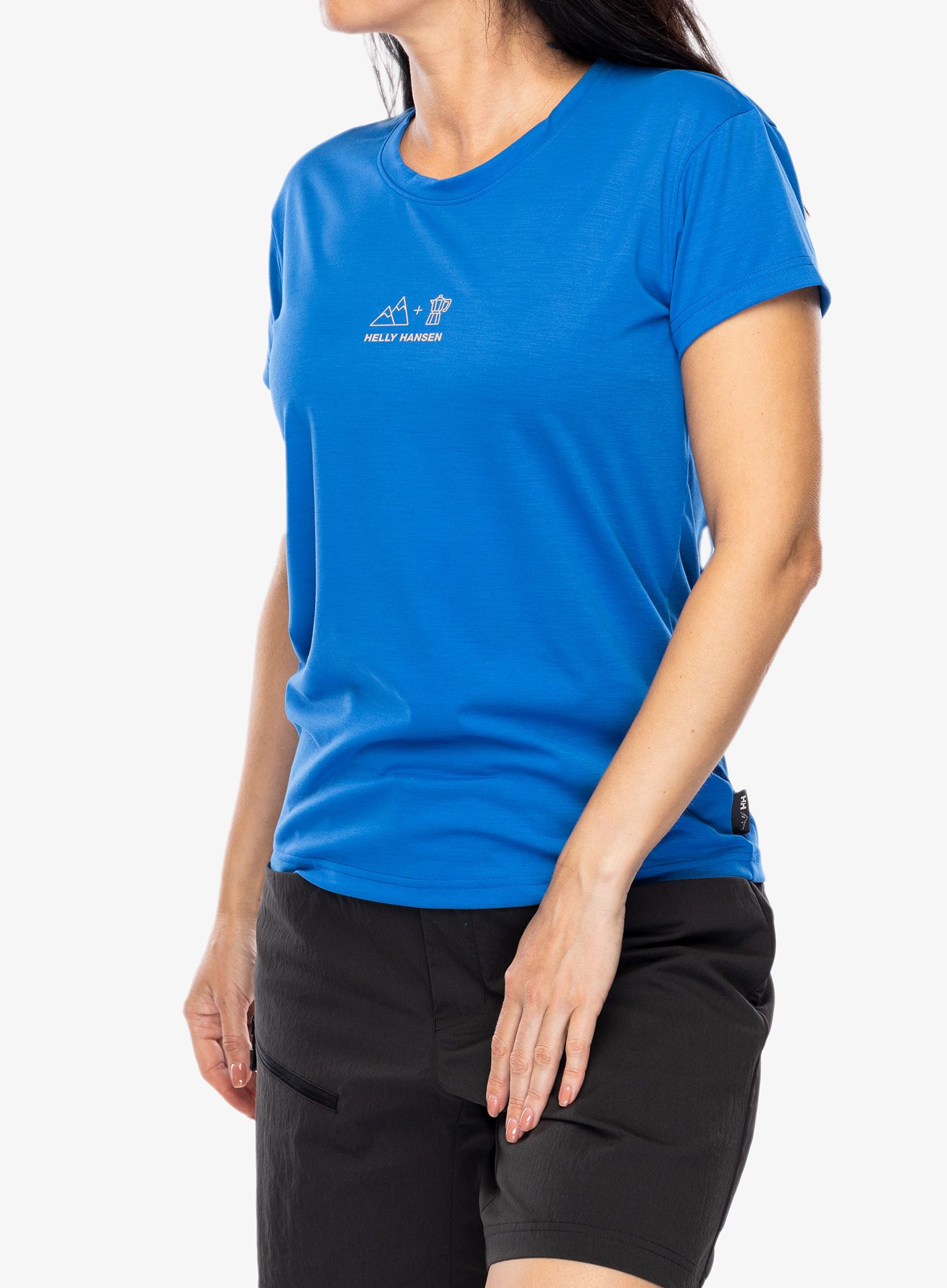 Dámské rychleschnoucí triko Helly Hansen Skog Recycled Graphic Tee - cobalt 2.0