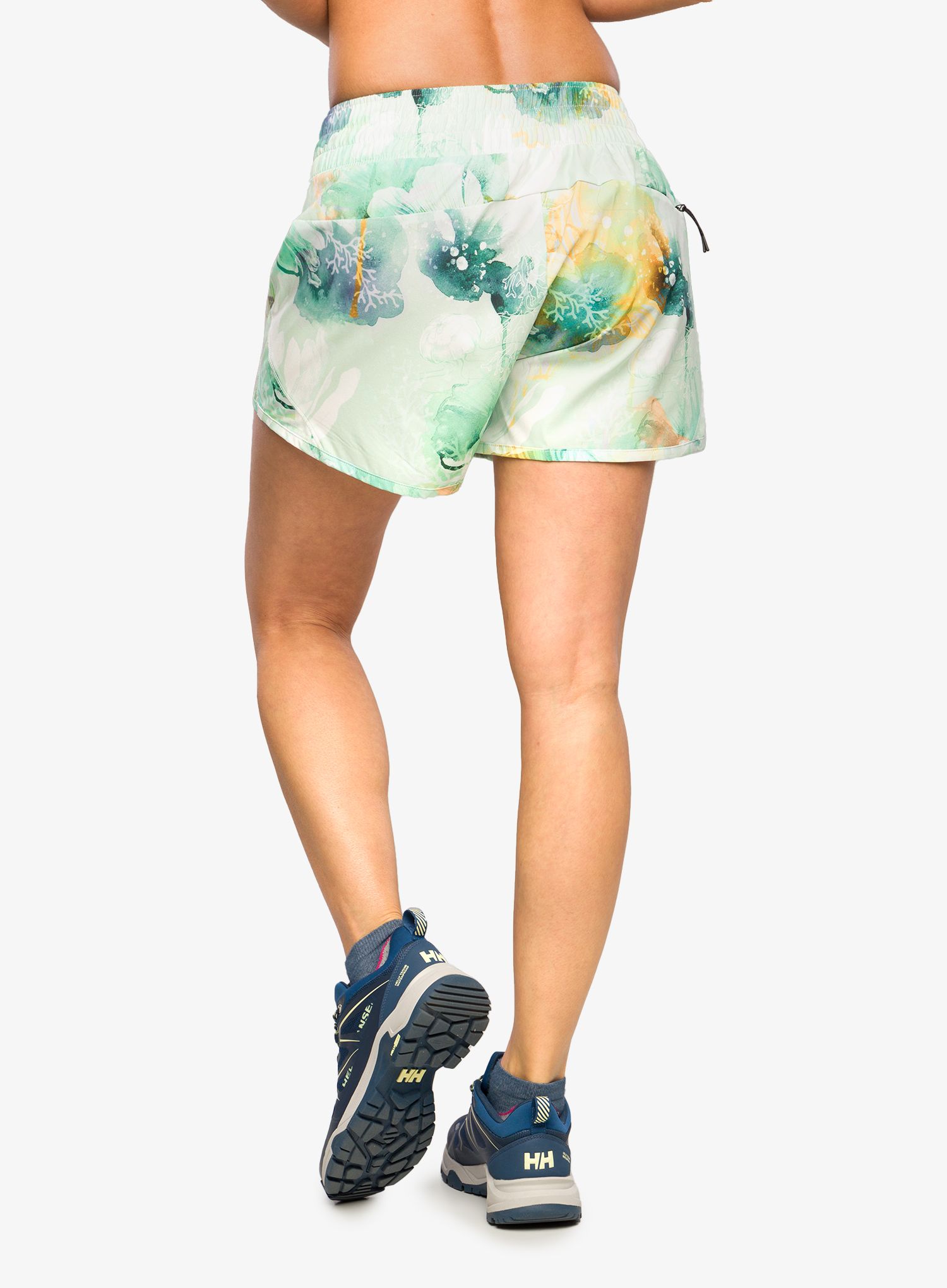 Turistické kraťasy dámské Helly Hansen Tech Trail Print Shorts - jade esra