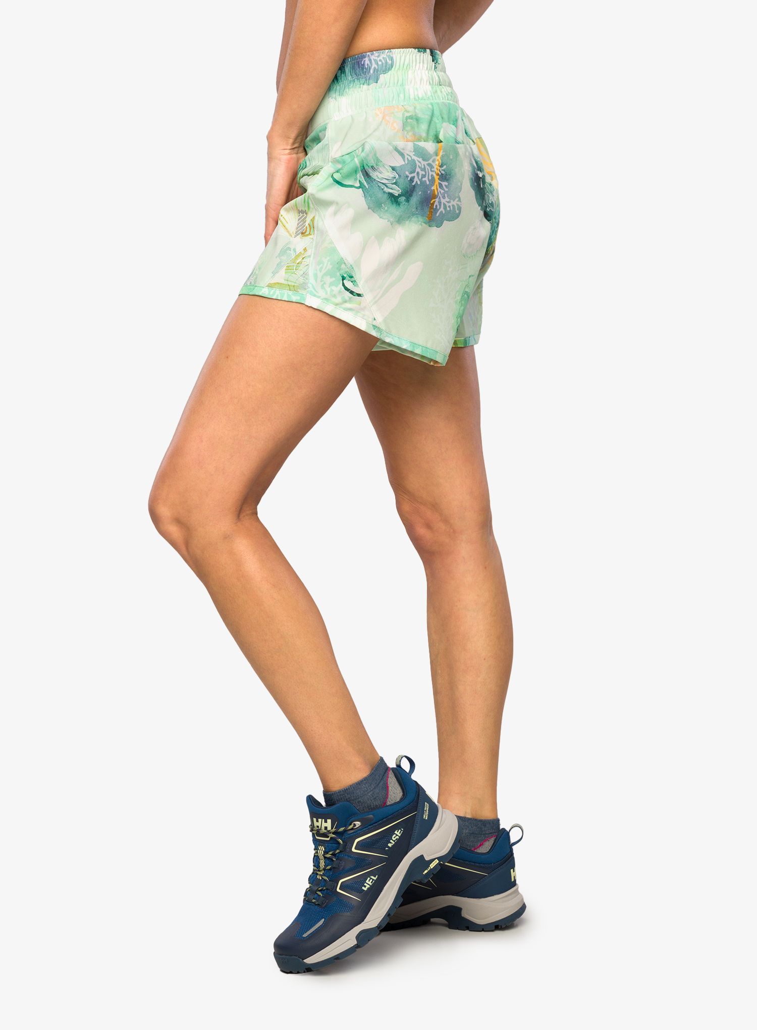 Turistické kraťasy dámské Helly Hansen Tech Trail Print Shorts - jade esra