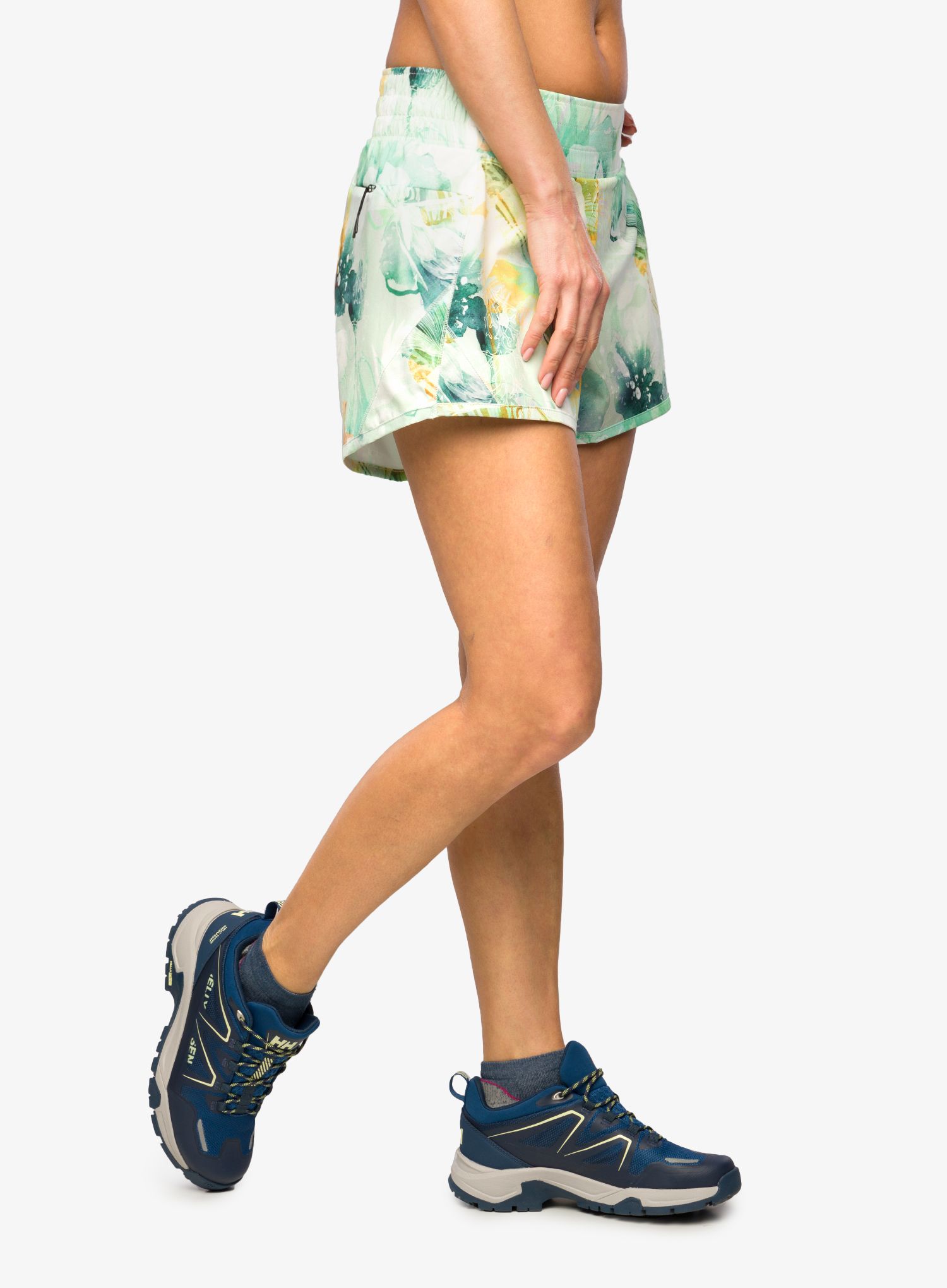 Turistické kraťasy dámské Helly Hansen Tech Trail Print Shorts - jade esra