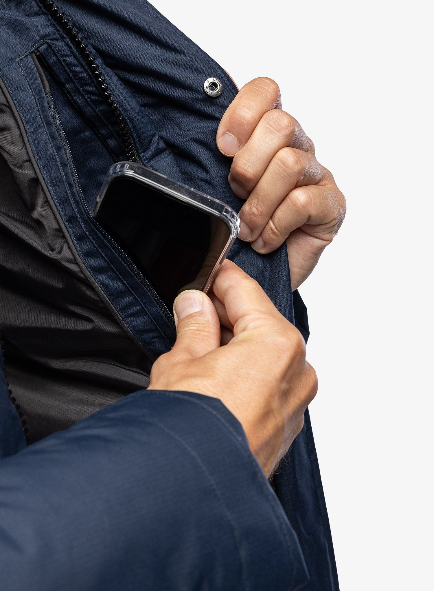 Zimní bunda Helly Hansen Tromsoe Jacket - navy/vaporous grey/gum
