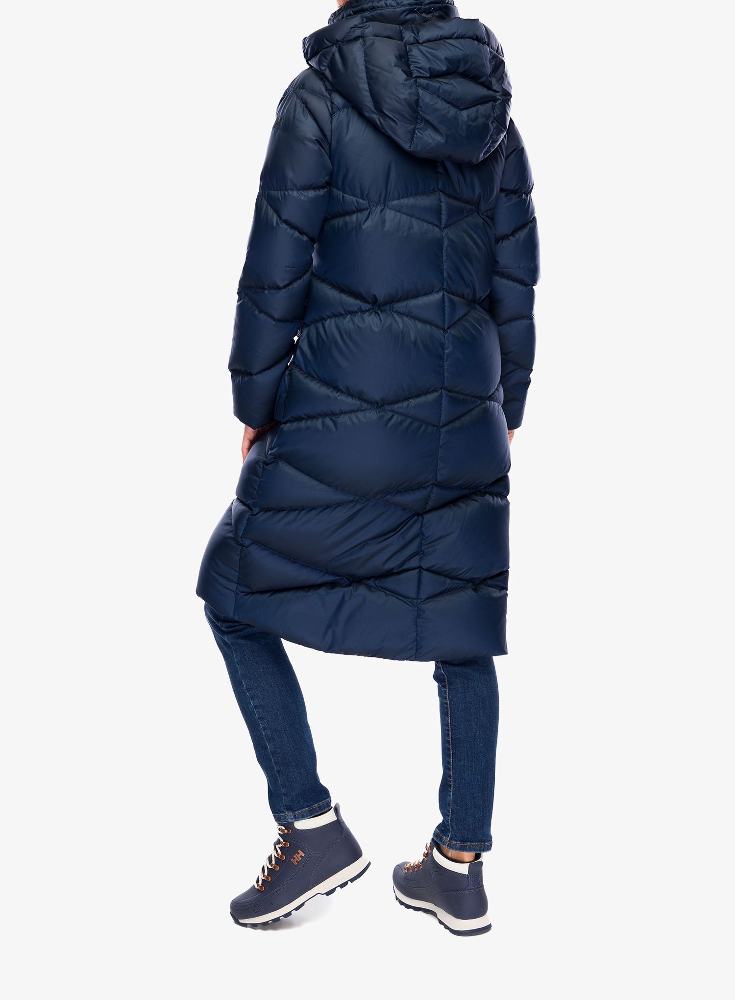 Dámský péřový kabát Helly Hansen Tundra Down Coat - navy/vaporous grey/gum