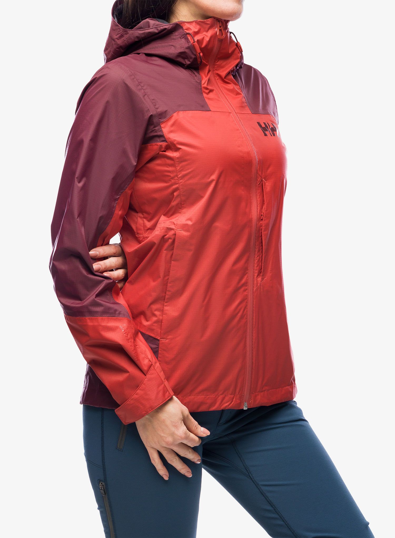 Dámská bunda do deště Helly Hansen Verglas 2L Shell Jacket - poppy red/hickory