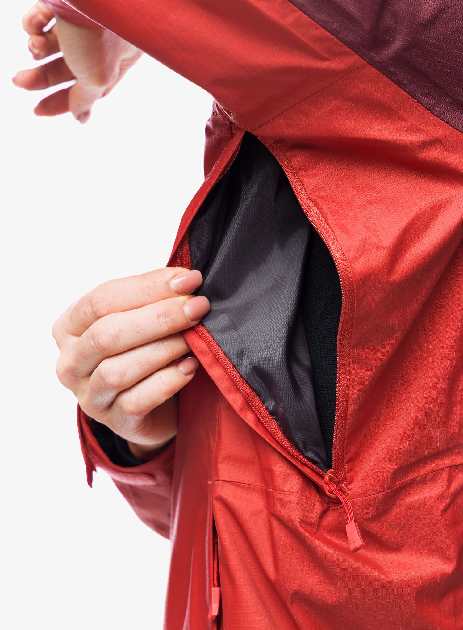 Dámská bunda do deště Helly Hansen Verglas 2L Shell Jacket - poppy red/hickory