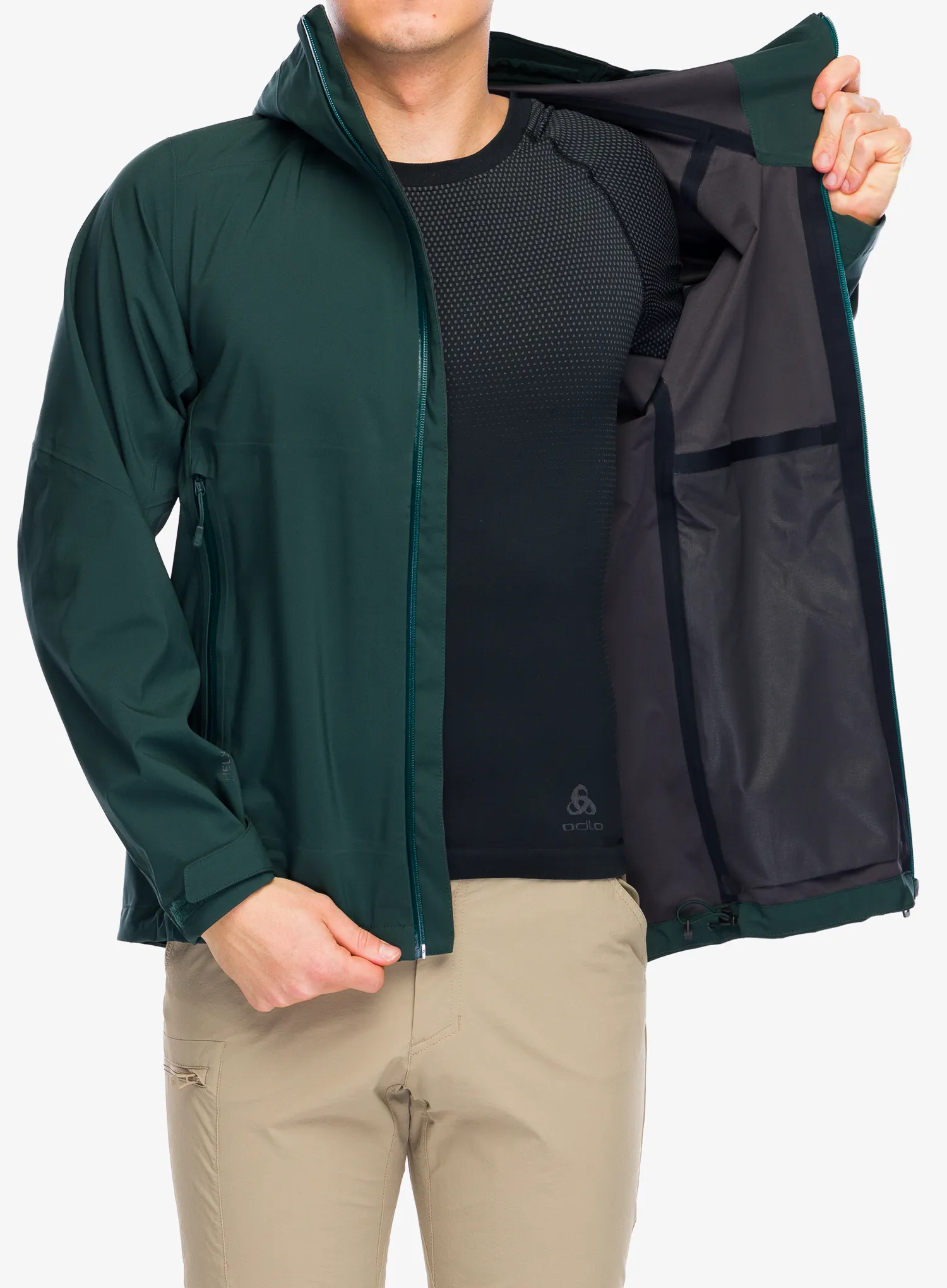 Membránová bunda Helly Hansen Verglas 3L Shell Jacket - darkest spruce