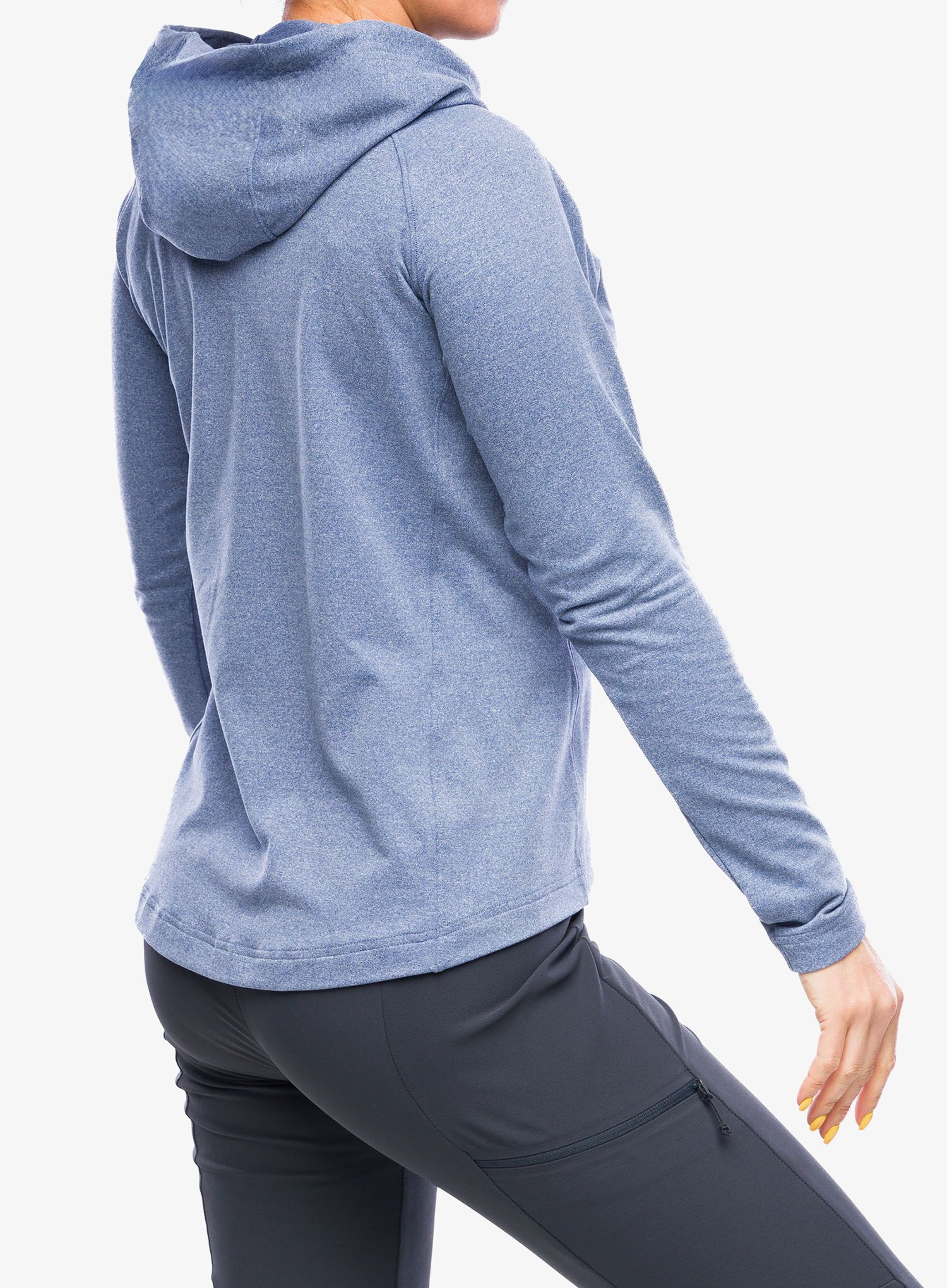 Dámská mikina s kapucí Helly Hansen Verglas Light Hoodie - ocean