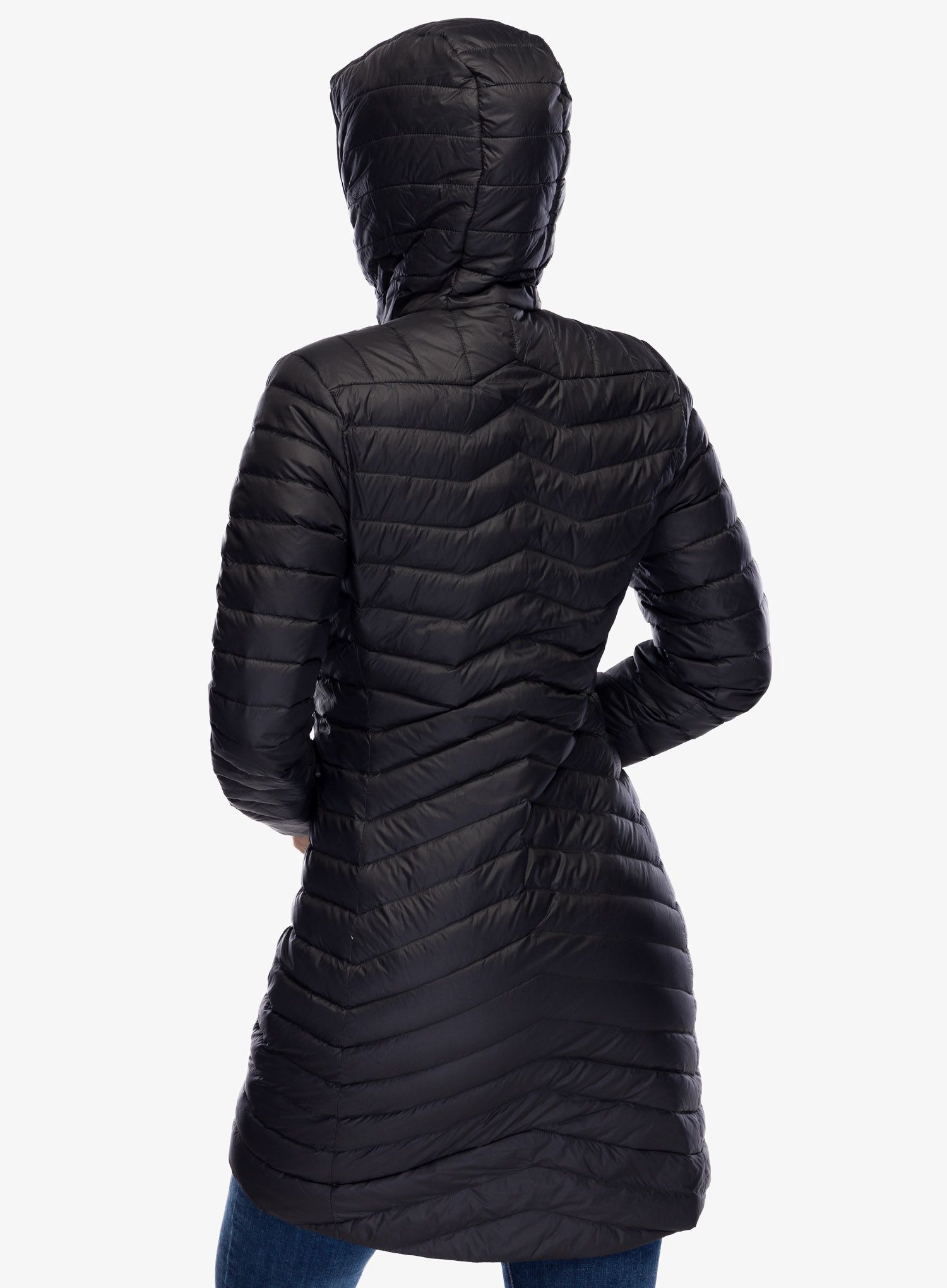 Dámský kabát Helly Hansen Verglas Long Down Insulator - black