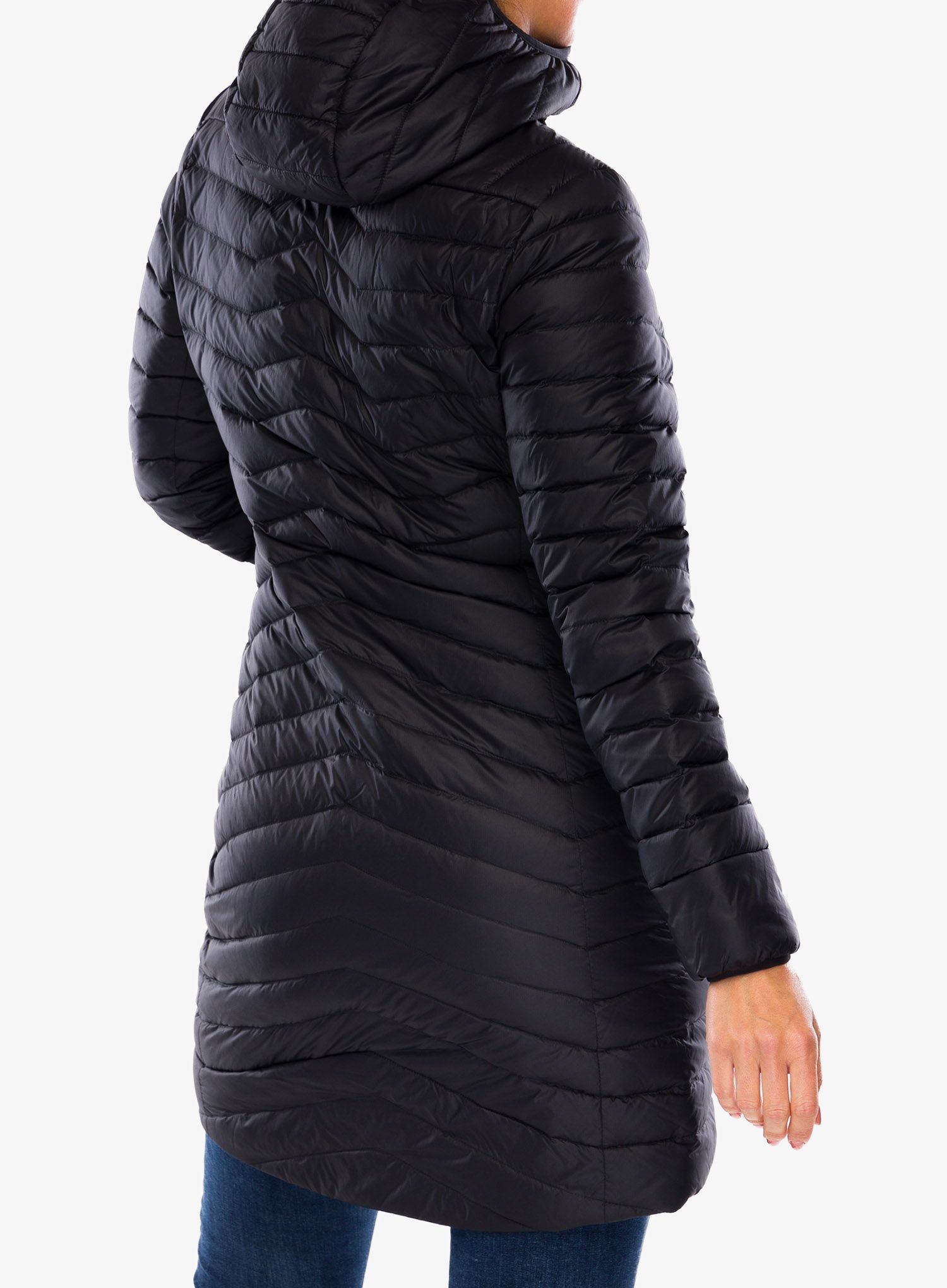 Dámský kabát Helly Hansen Verglas Long Down Insulator - black